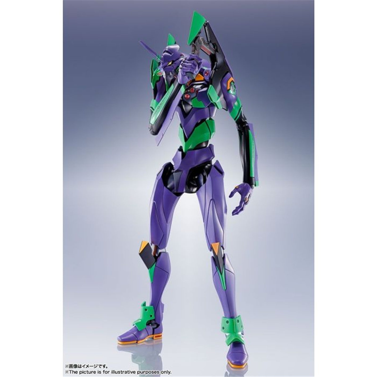 DYNACTION Evangelion Unit 01 w/ Spear of Cassius (New Color Edition)