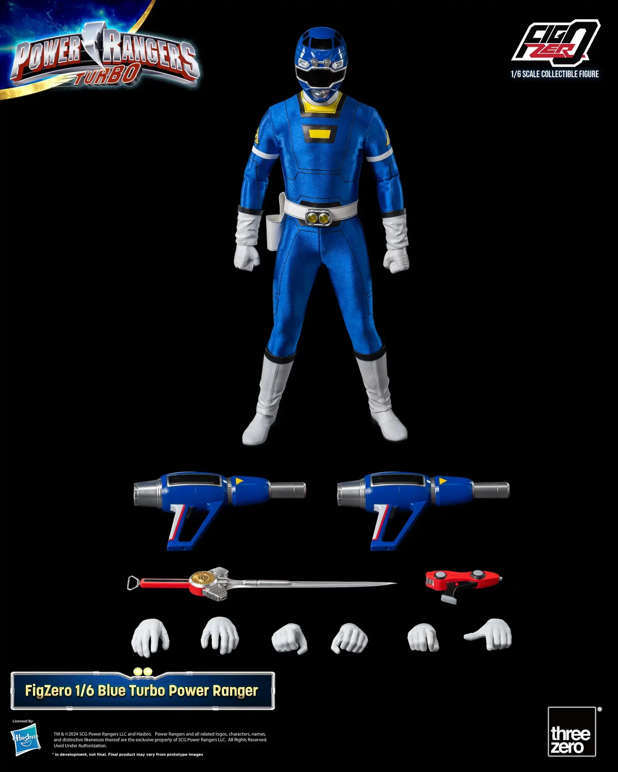 FigZero Blue Turbo Ranger - Power Rangers Turbo 1/6 Scale Figure