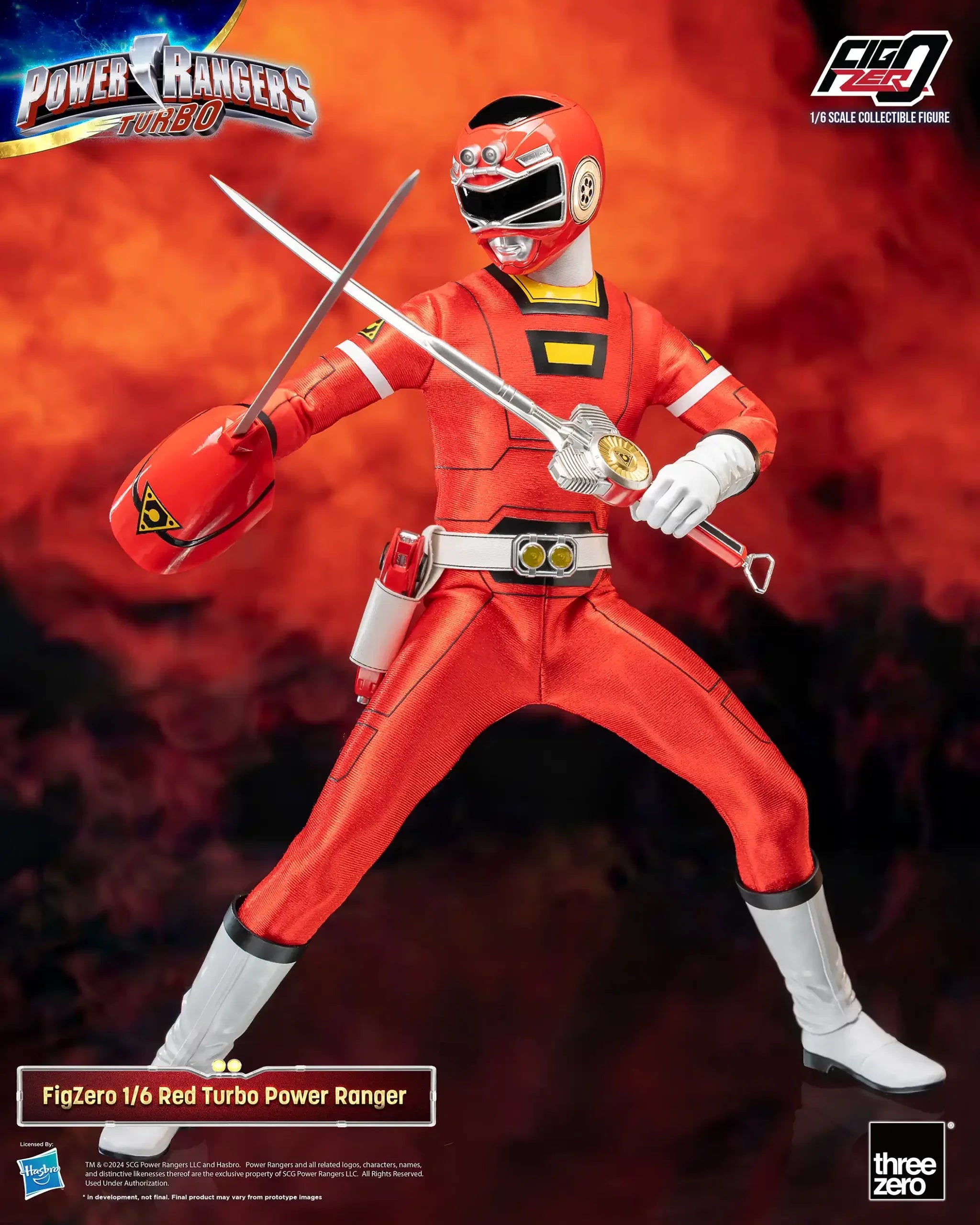 [PREORDER] FigZero Red Turbo Ranger - Power Rangers Turbo 1/6 Scale Figure