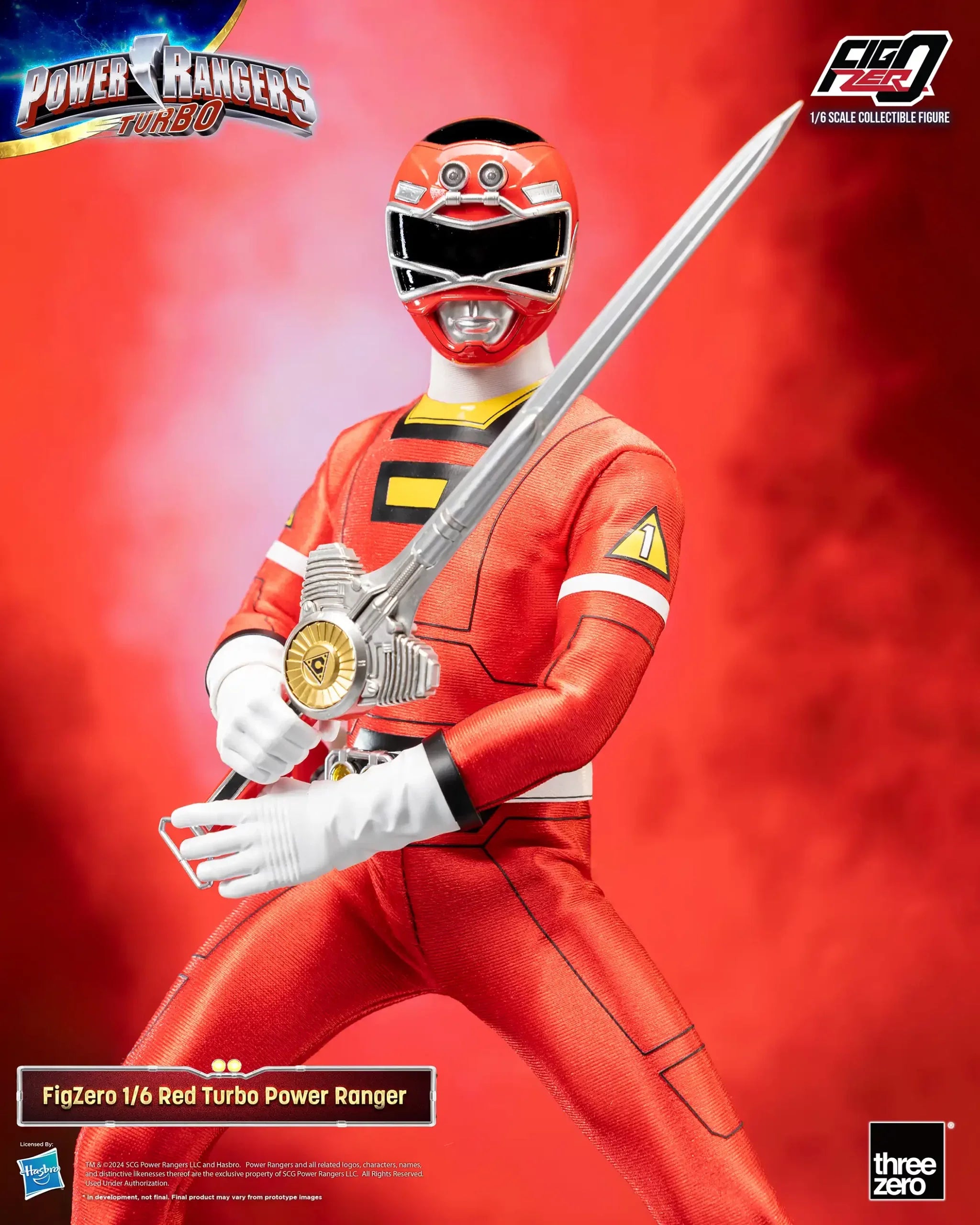 [PREORDER] FigZero Red Turbo Ranger - Power Rangers Turbo 1/6 Scale Figure