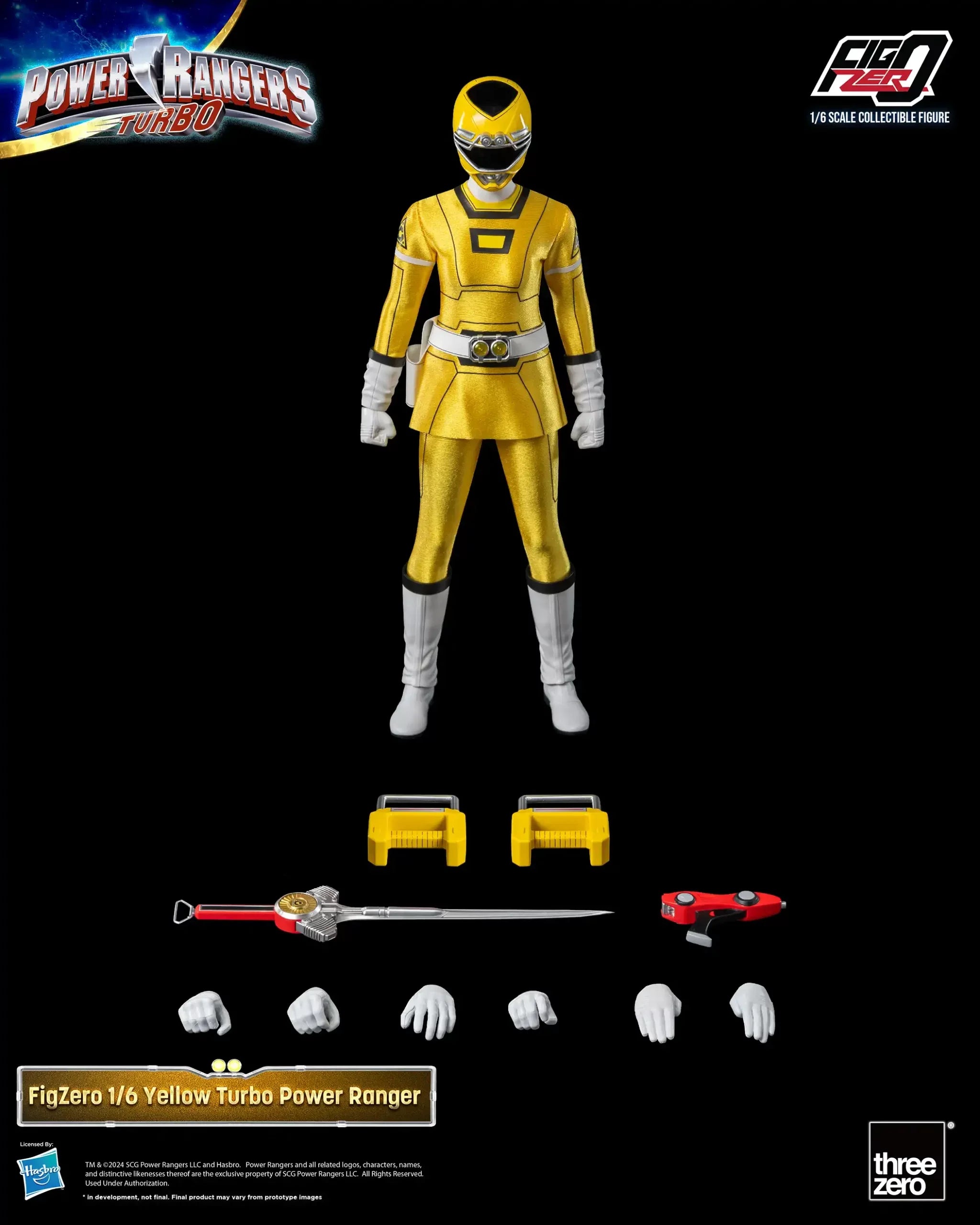 [PREORDER] FigZero Yellow Turbo Ranger - Power Rangers Turbo 1/6 Scale Figure