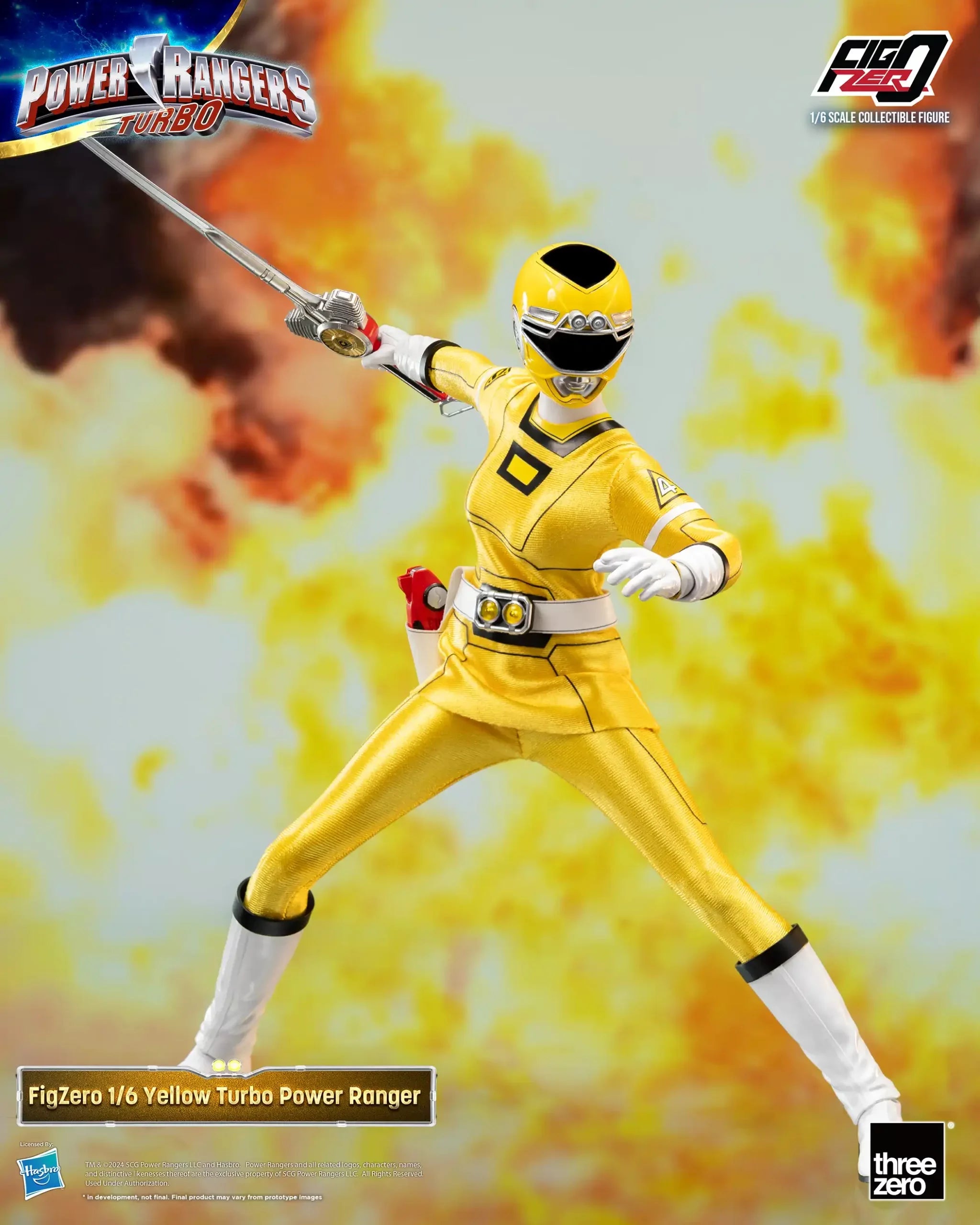 [PREORDER] FigZero Yellow Turbo Ranger - Power Rangers Turbo 1/6 Scale Figure