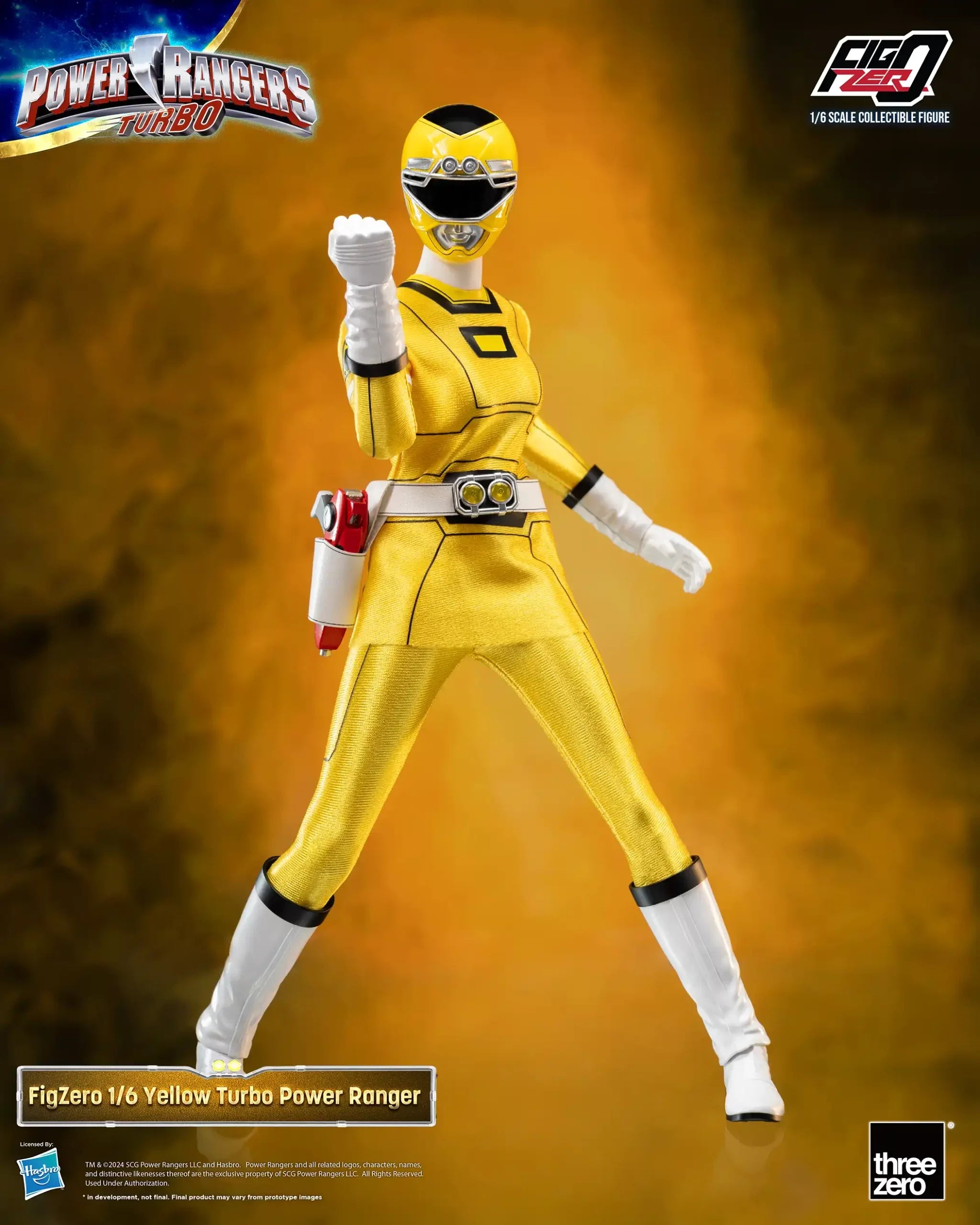 [PREORDER] FigZero Yellow Turbo Ranger - Power Rangers Turbo 1/6 Scale Figure