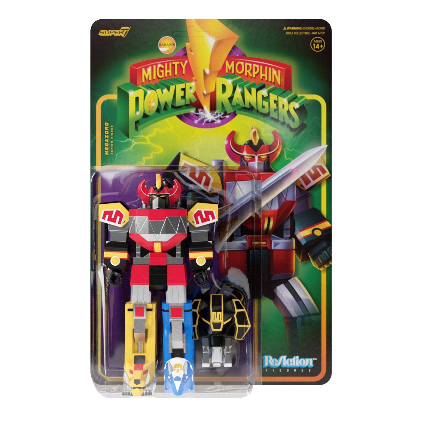 Power Rangers Megazord ReAction Figure