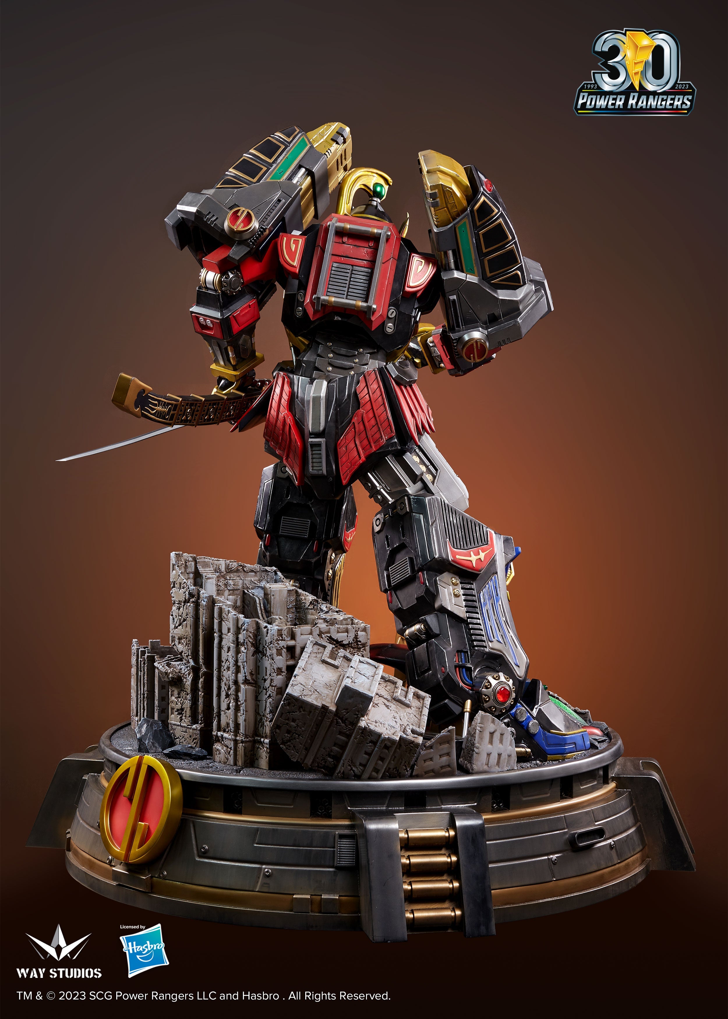 WayStudios Power Rangers Thunder Megazord Statue