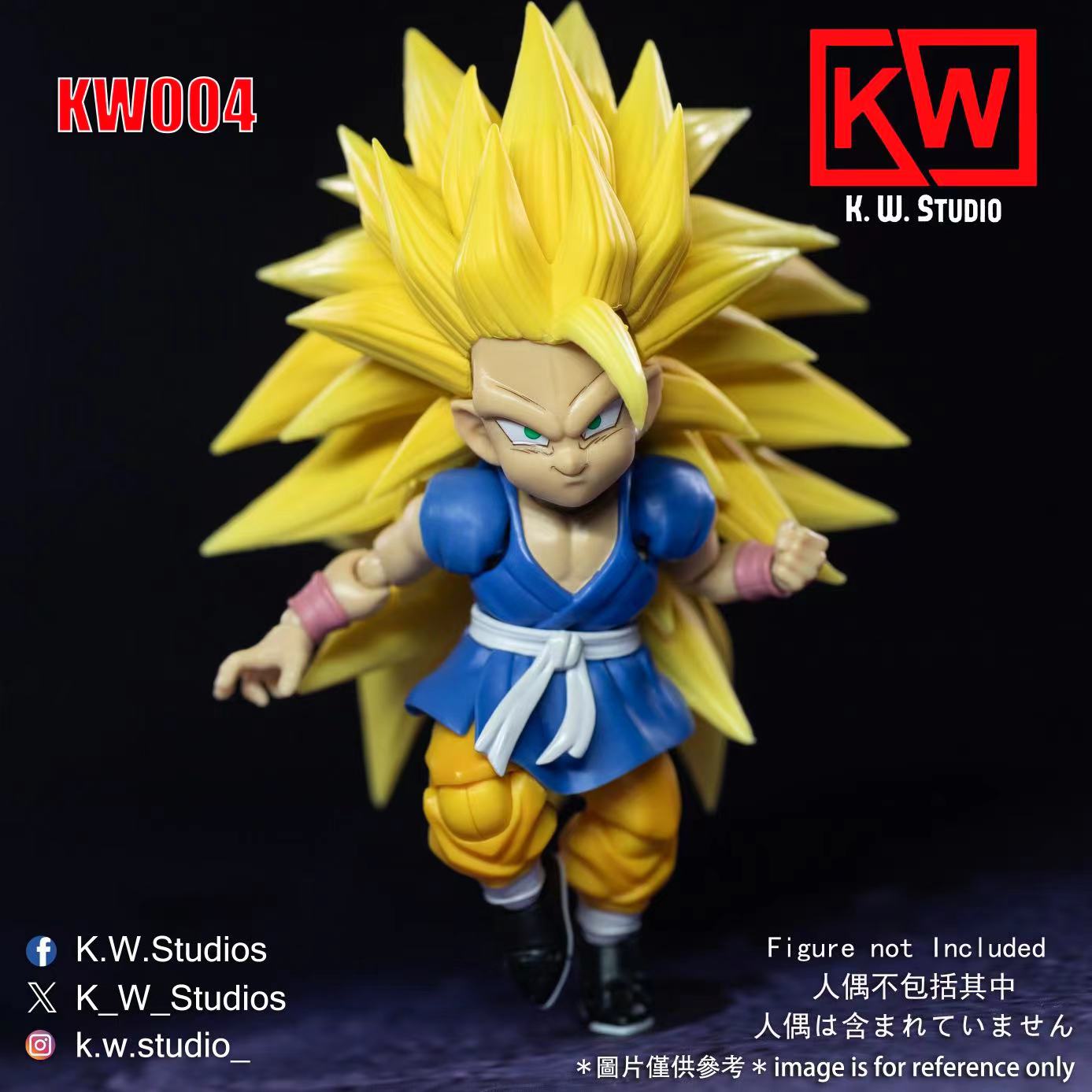 KW Studio KW003 & KW004 Super Ape Levels 1-3 Head Set