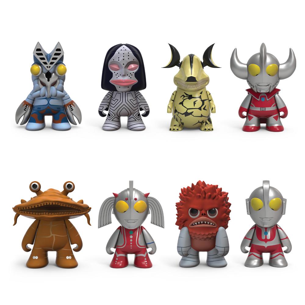 Kidrobot Ultraman 3" Vinyl Mini Figures