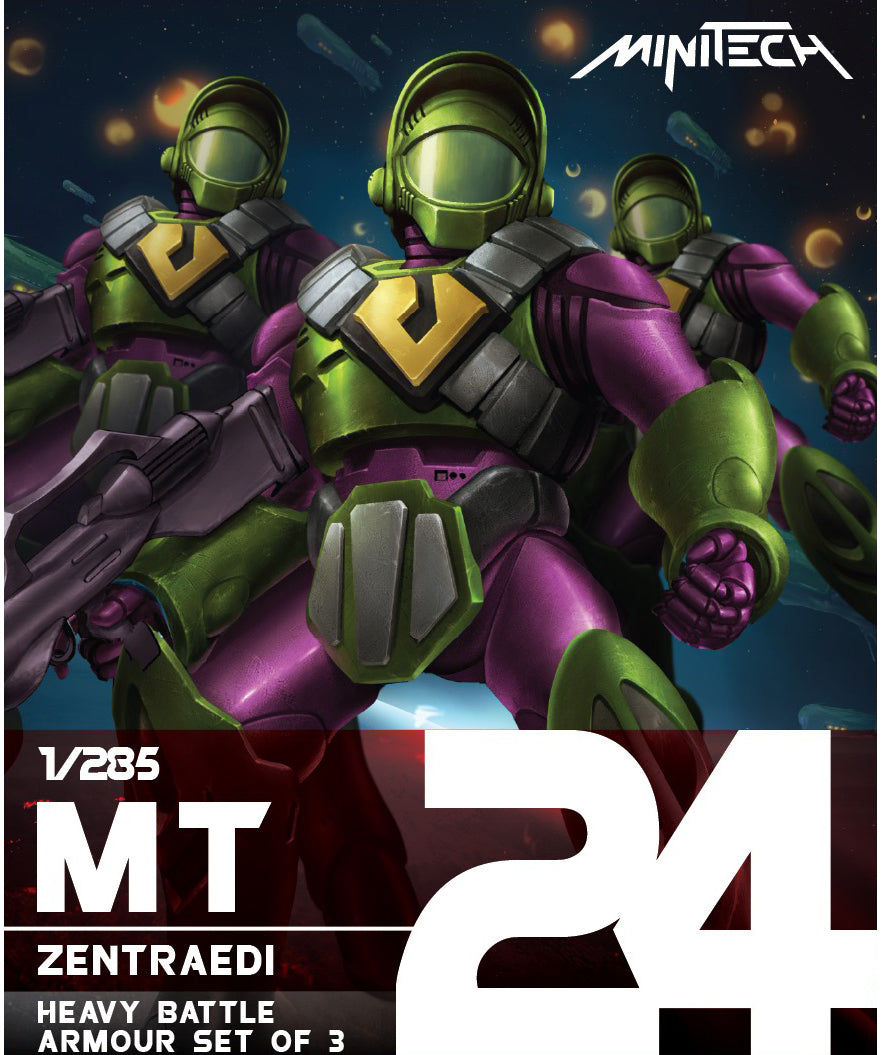 Minitech MT24 Zentraedi Heavy Battle Armor (Set of 3)