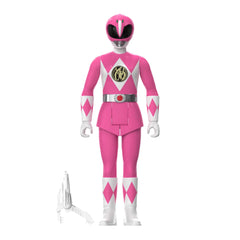 SDCC 2023 Pink Ranger Triangle Box ReAction Figure