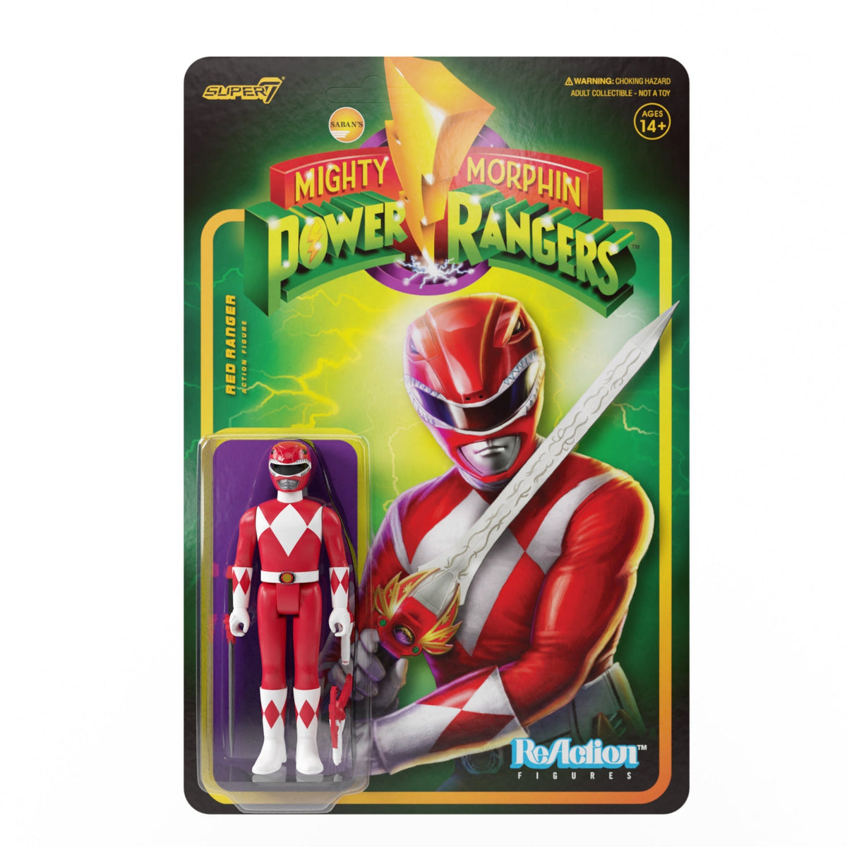 Power Rangers Red Ranger ReAction Figure