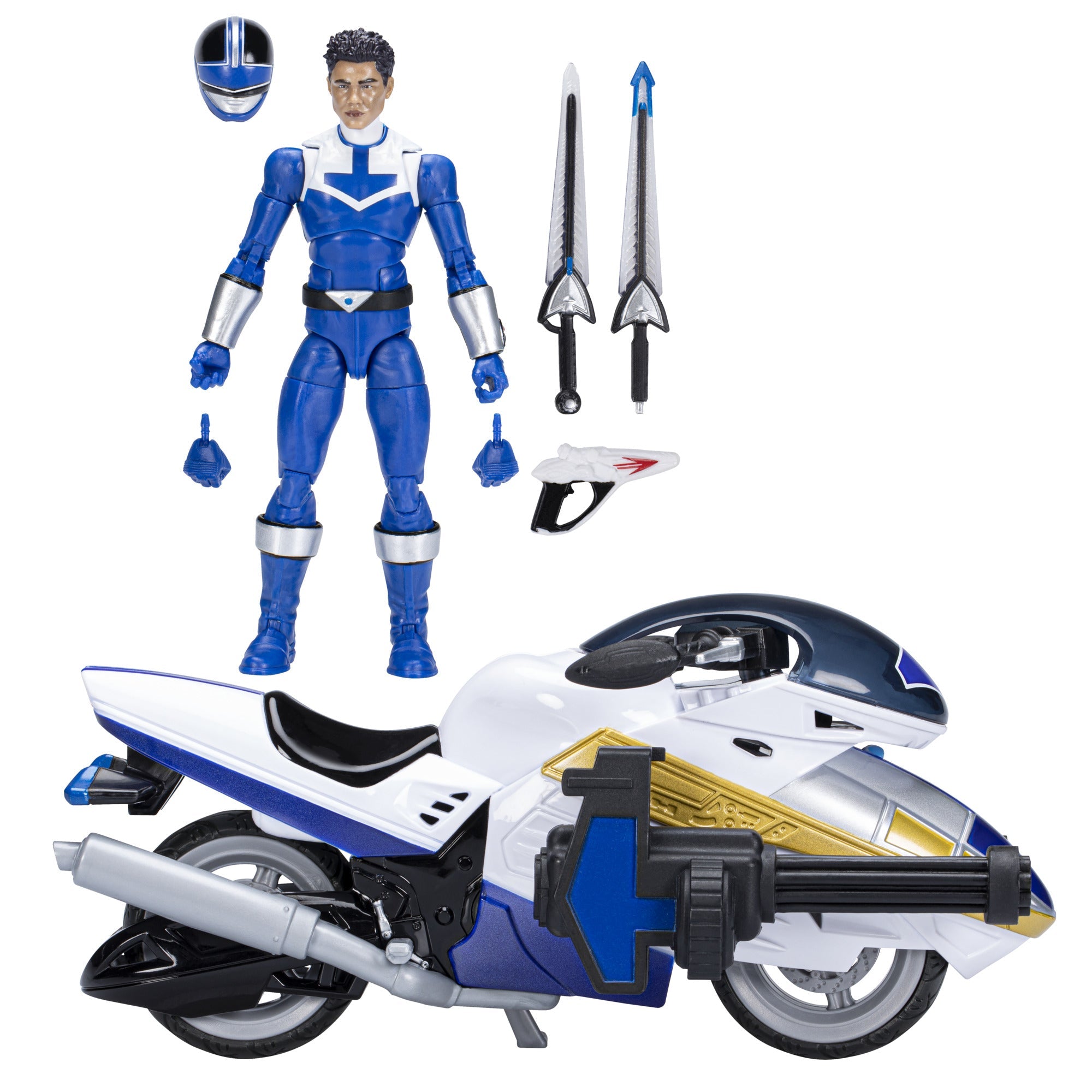 Lightning Collection DLX Time Force Blue Ranger & Cycle