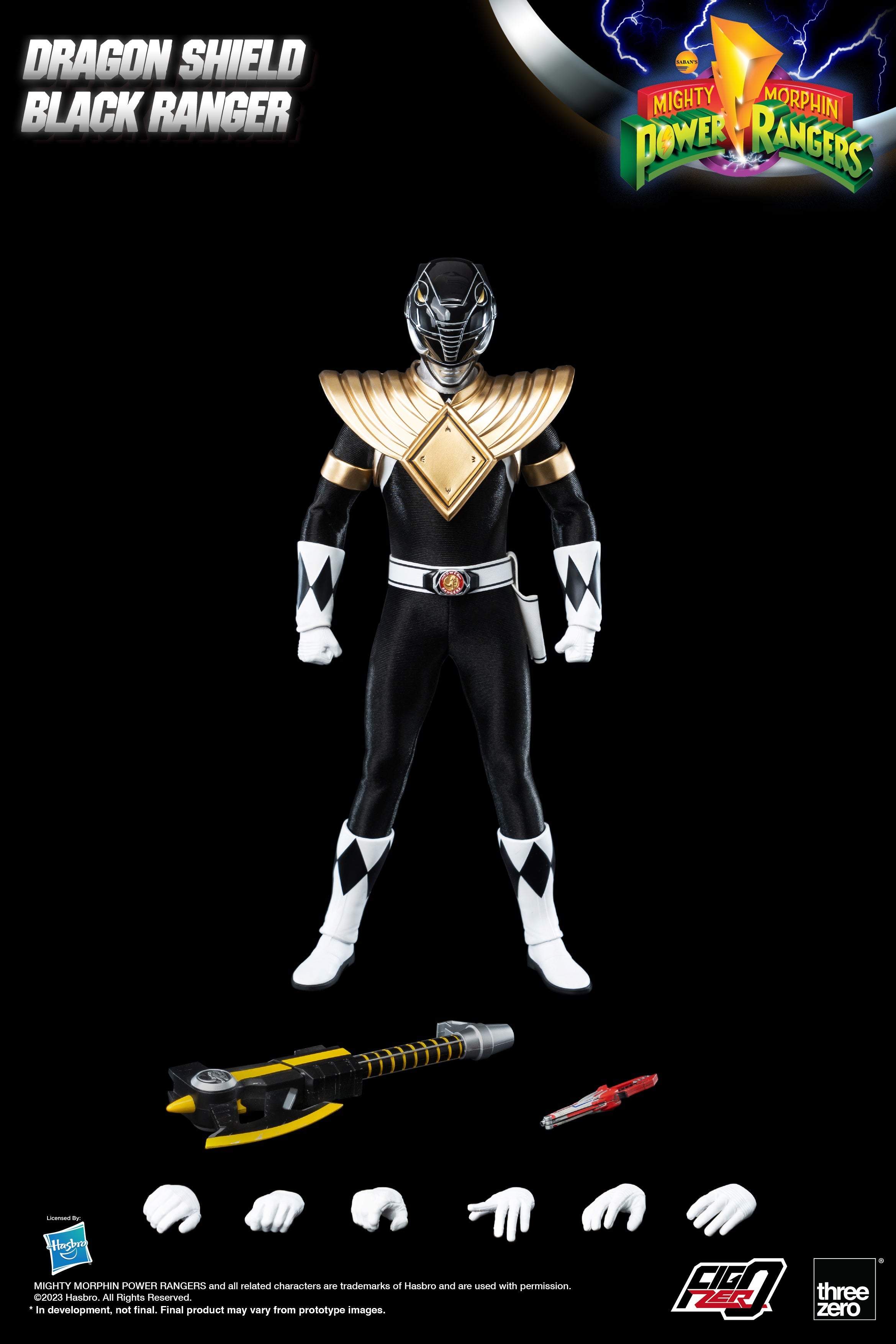 FigZero Dragon Shield Black Ranger