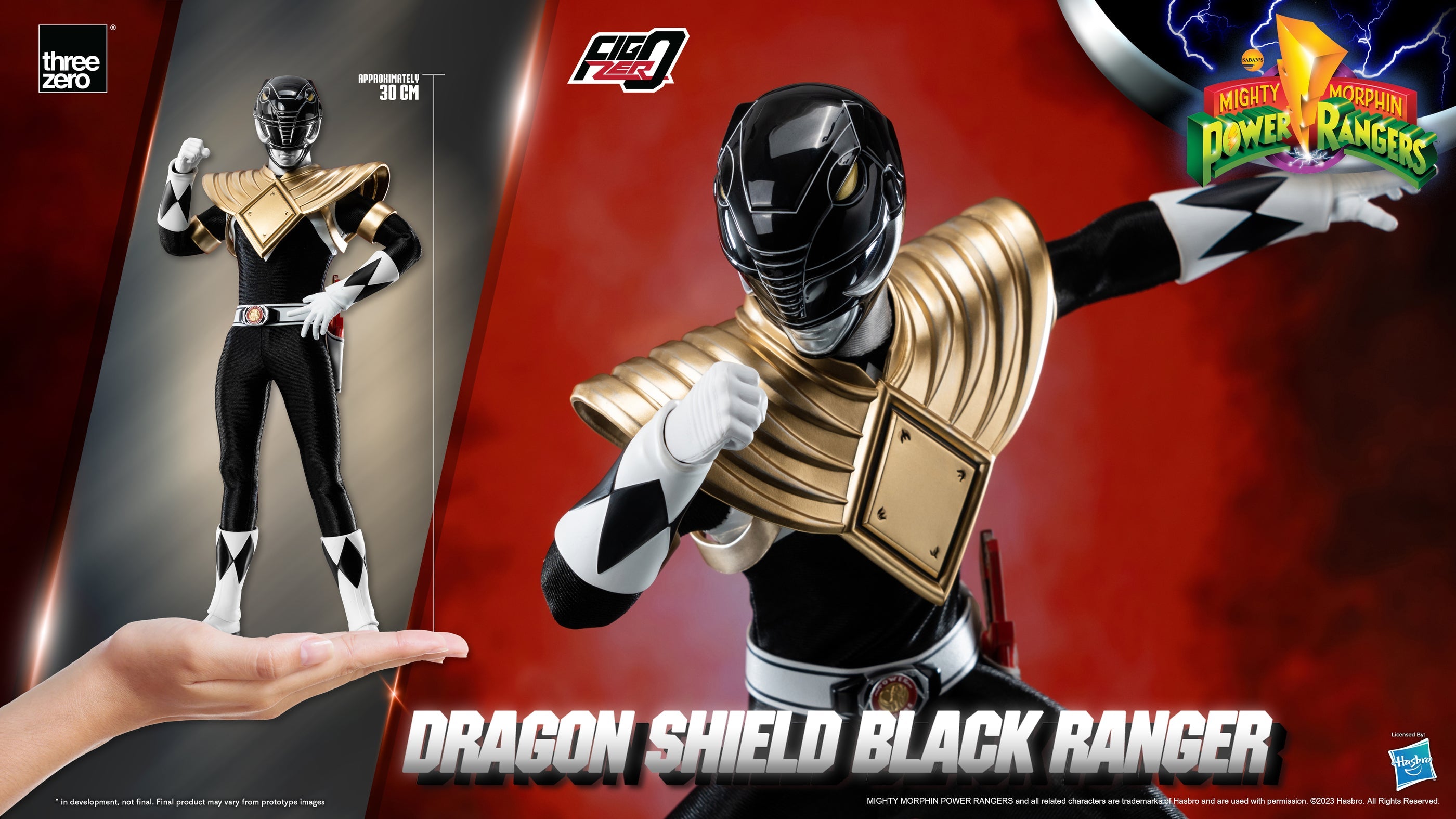 FigZero Dragon Shield Black Ranger