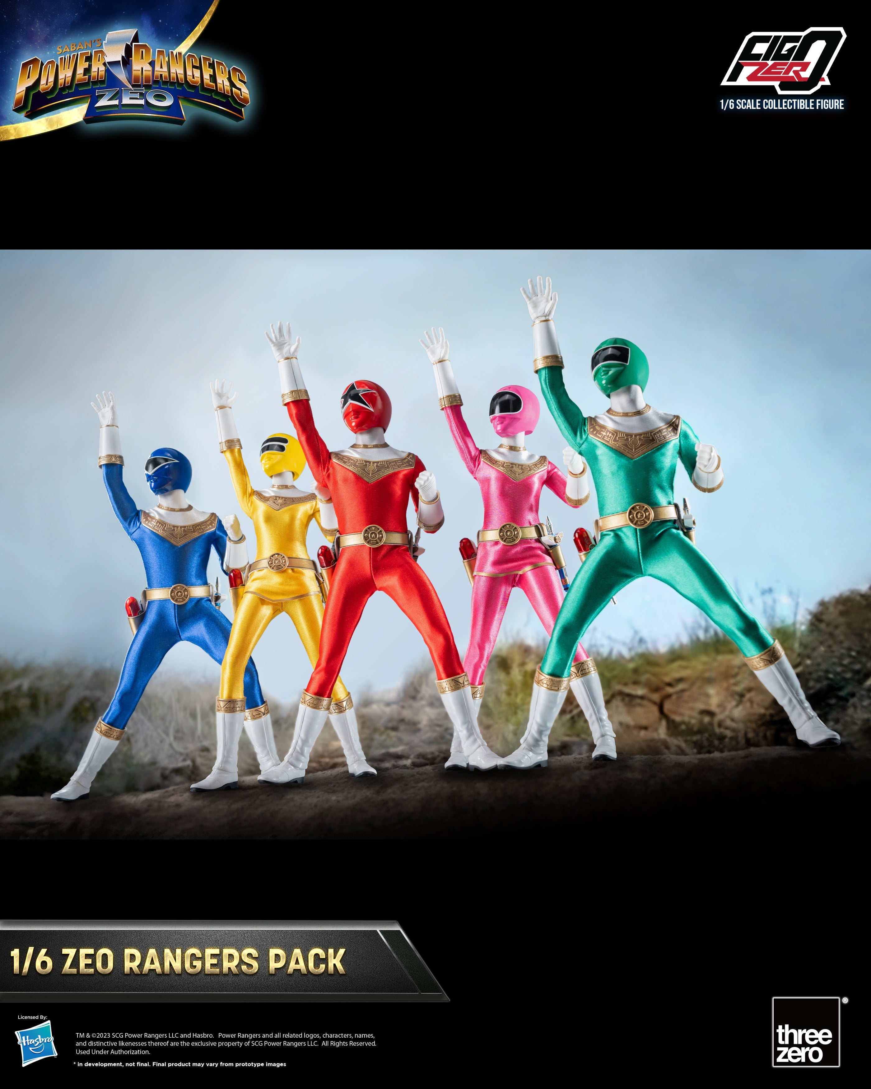 [PREORDER] FigZero Power Rangers Zeo Action Figure Box Set