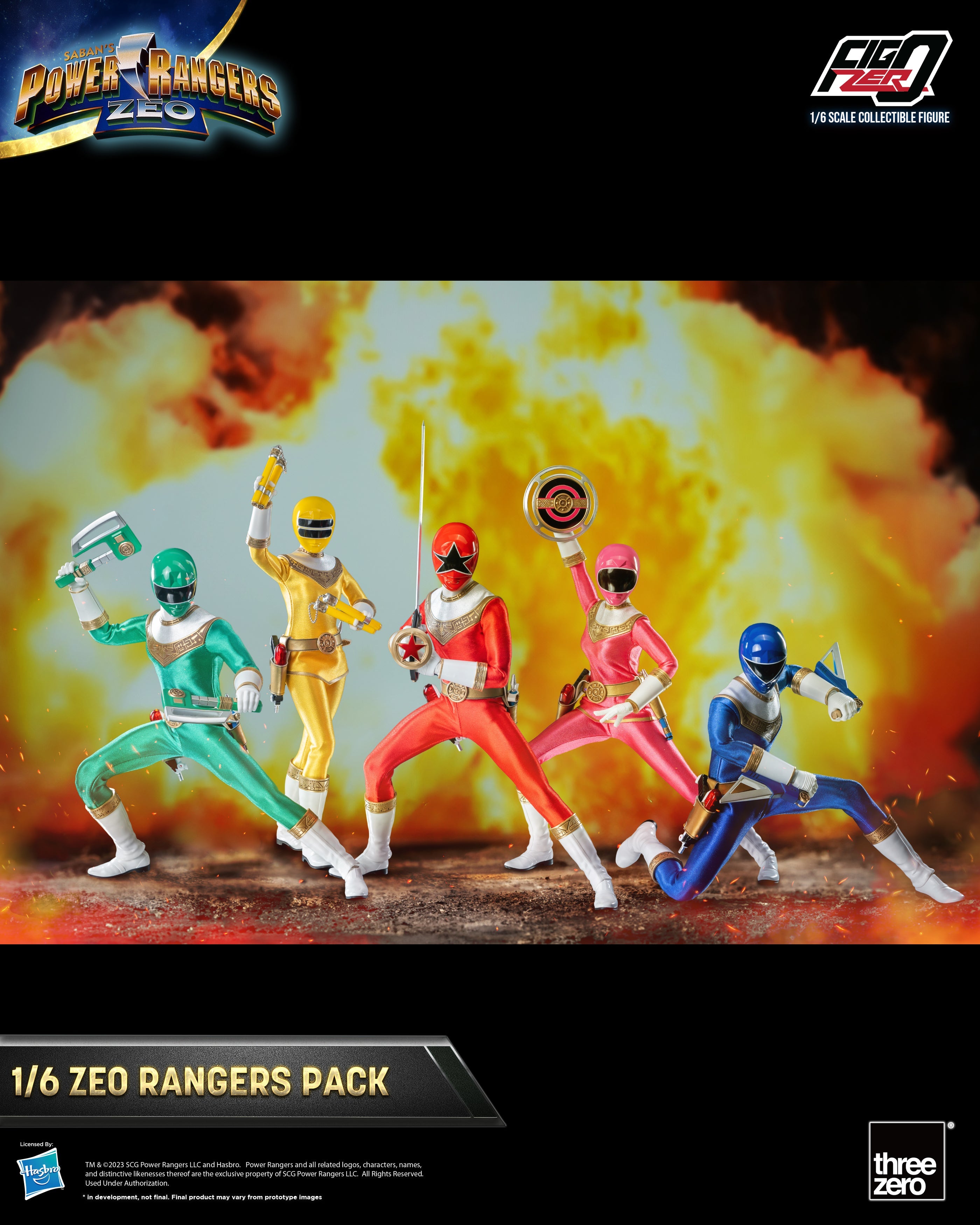 [PREORDER] FigZero Power Rangers Zeo Action Figure Box Set