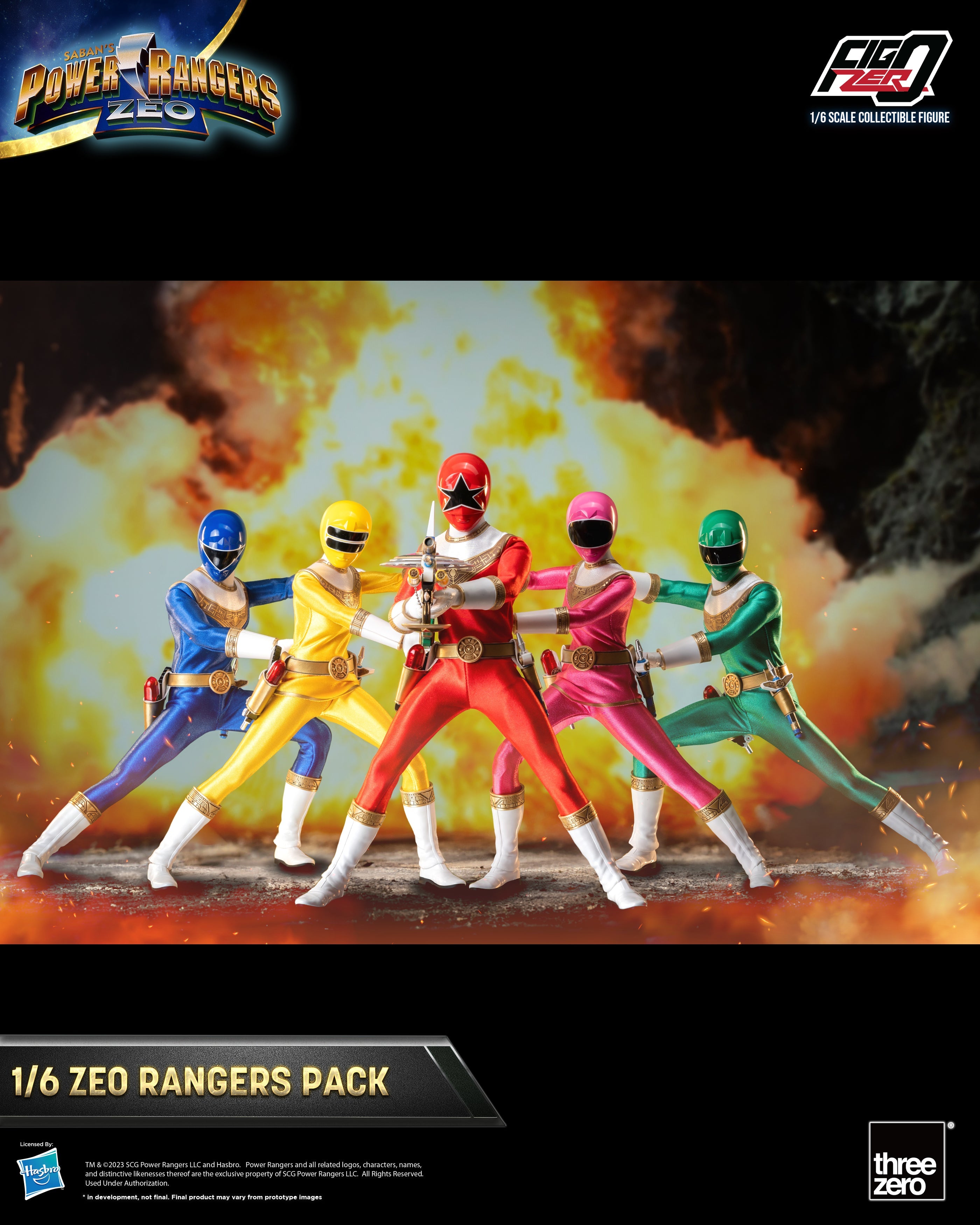 [PREORDER] FigZero Power Rangers Zeo Action Figure Box Set