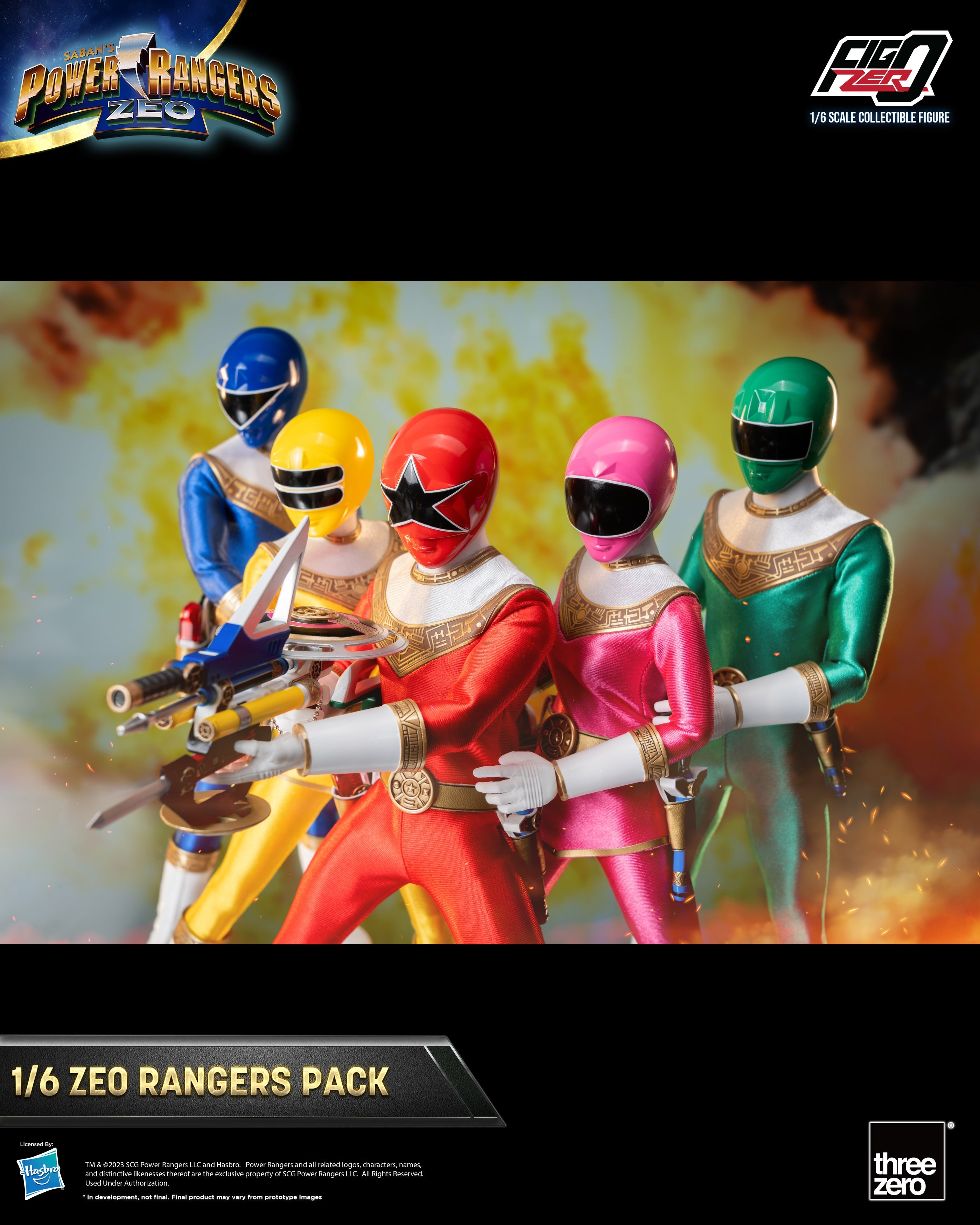 [PREORDER] FigZero Power Rangers Zeo Action Figure Box Set