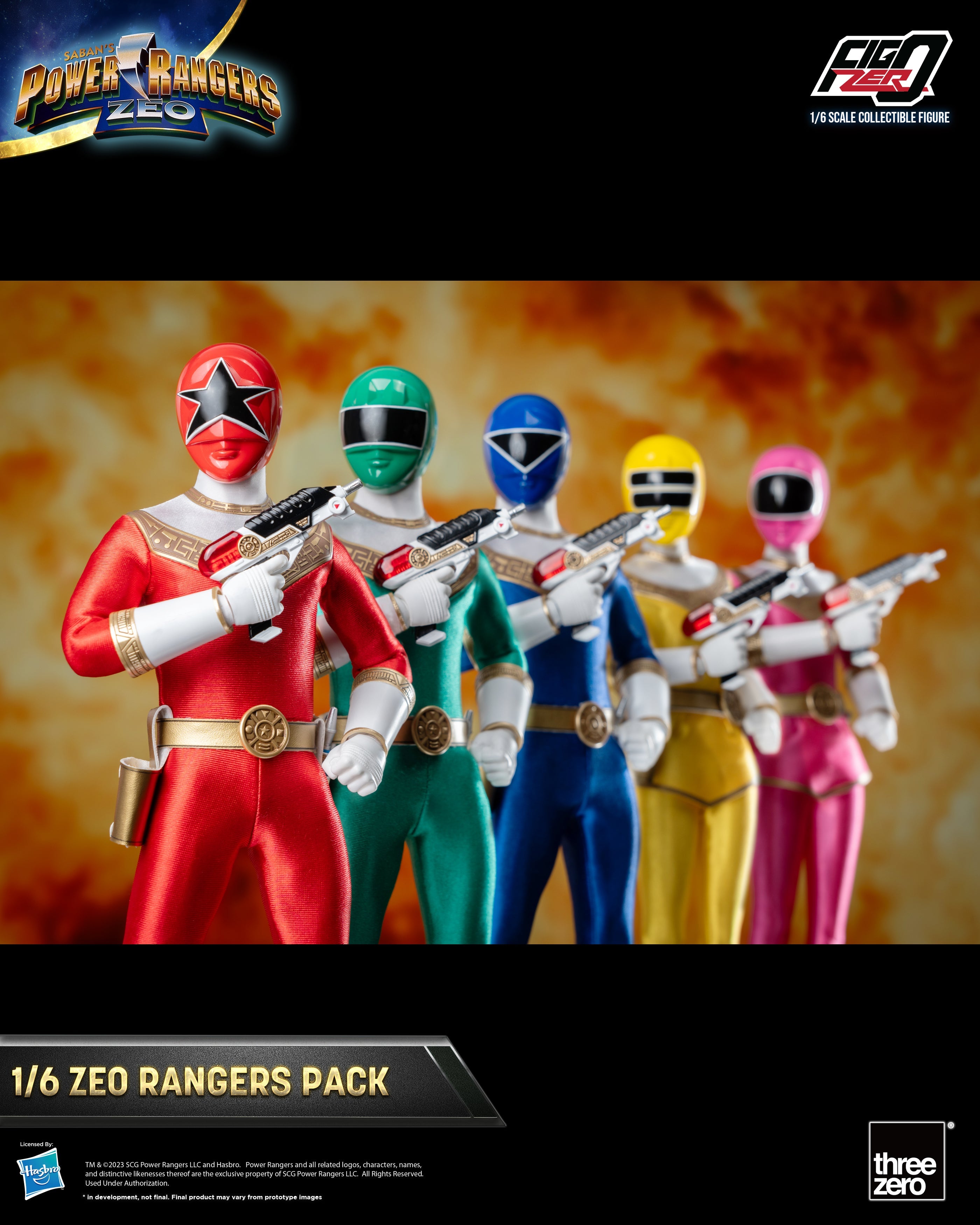 [PREORDER] FigZero Power Rangers Zeo Action Figure Box Set