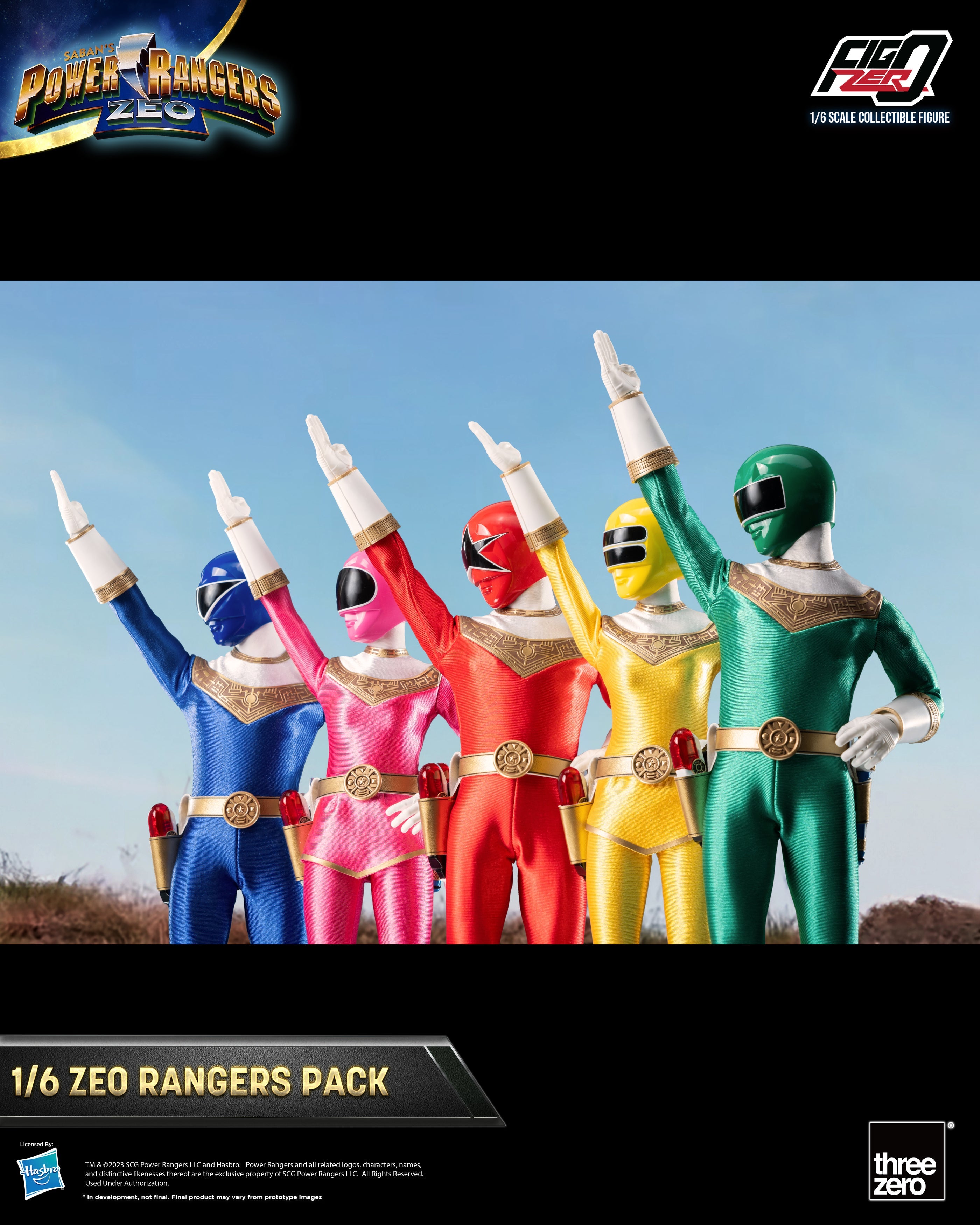 [PREORDER] FigZero Power Rangers Zeo Action Figure Box Set