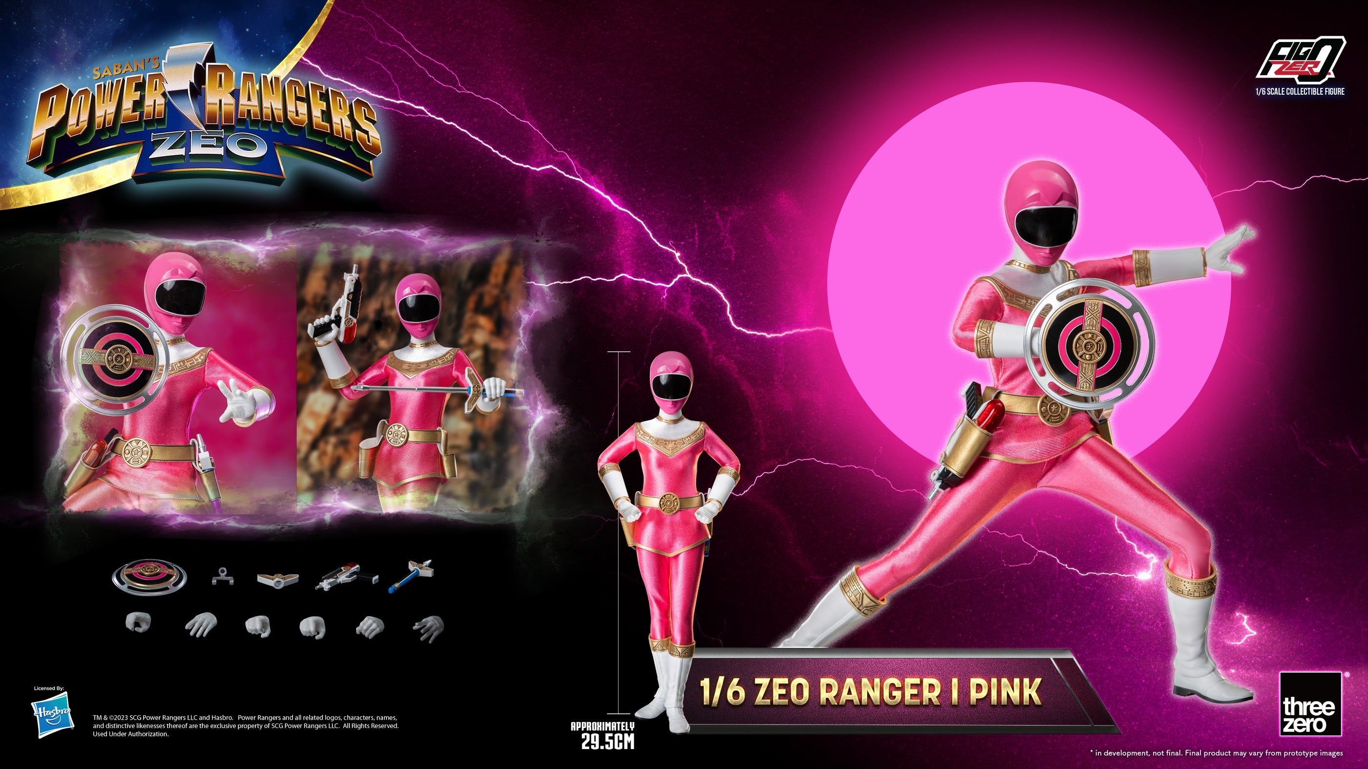 FigZero Zeo Ranger I Pink