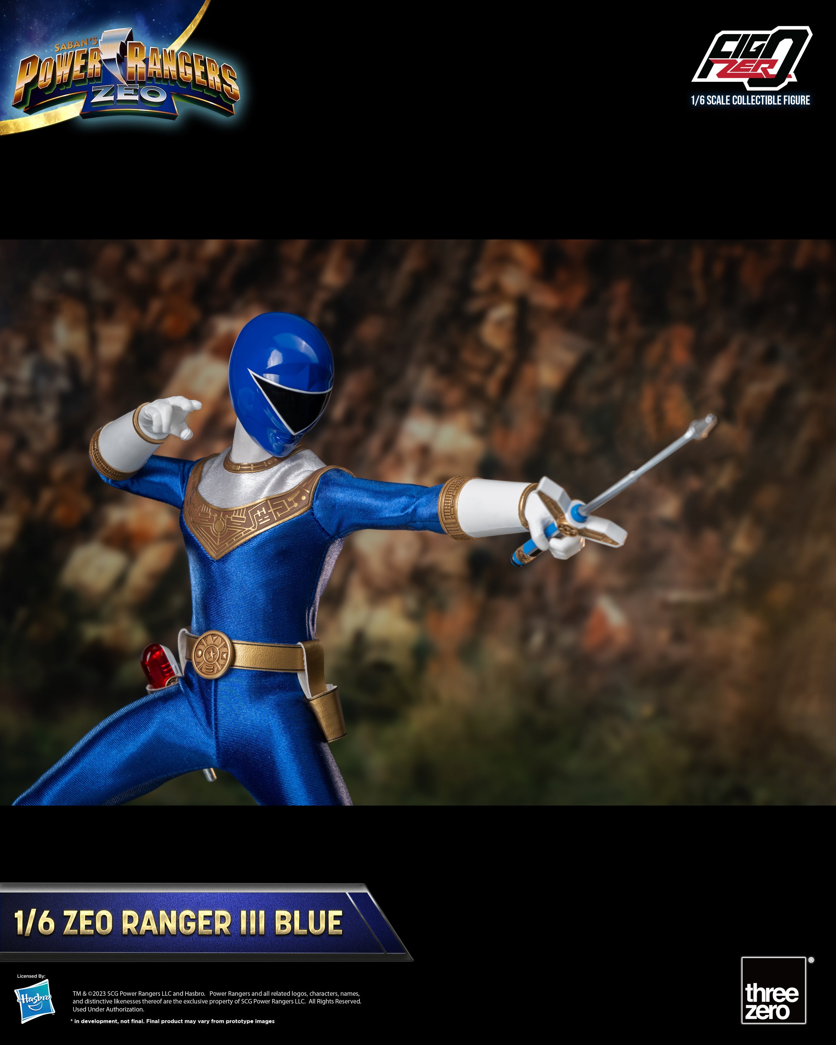 FigZero Zeo Ranger III Blue