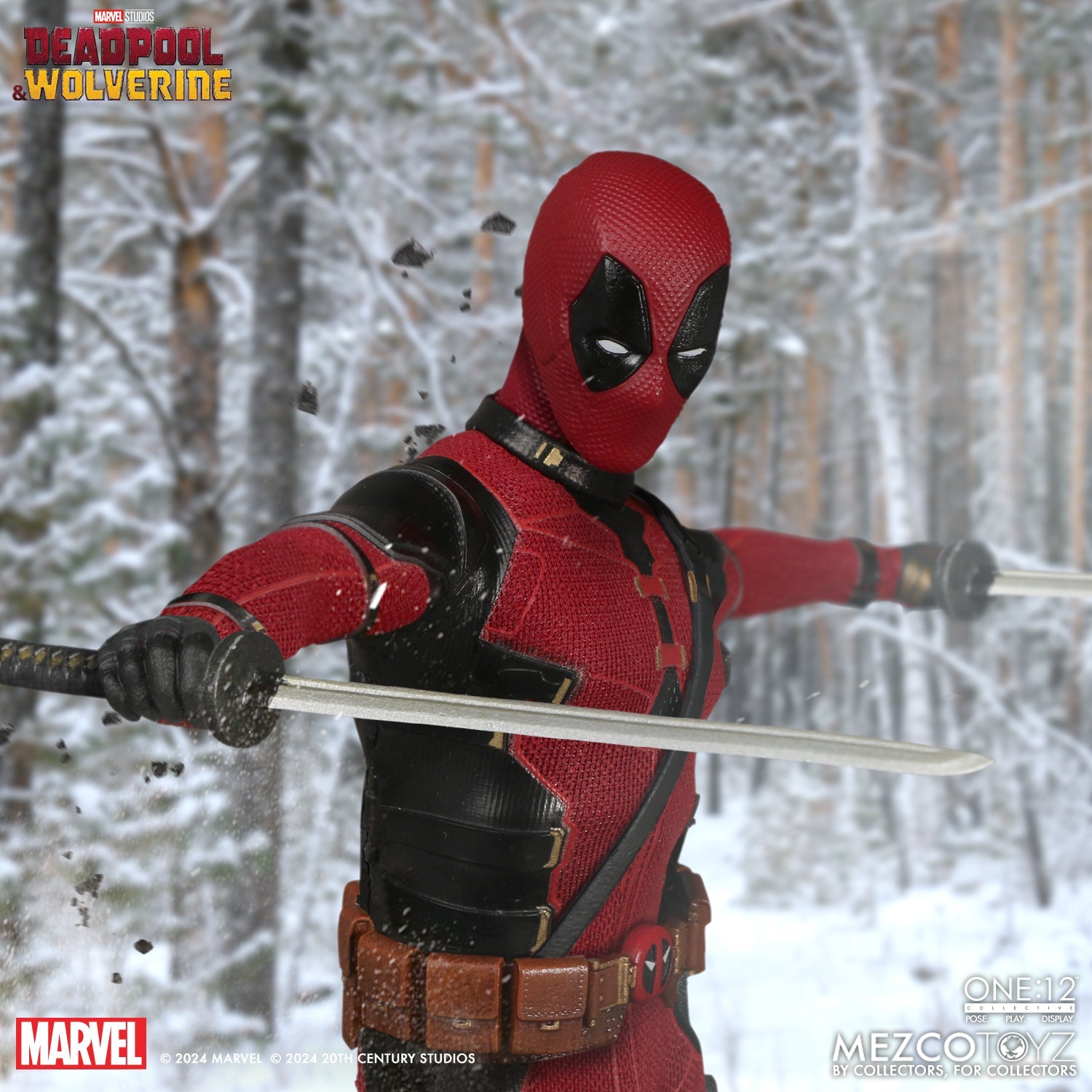 Mezco One:12 Collective Deadpool DLX Action Figure - Deadpool & Wolverine