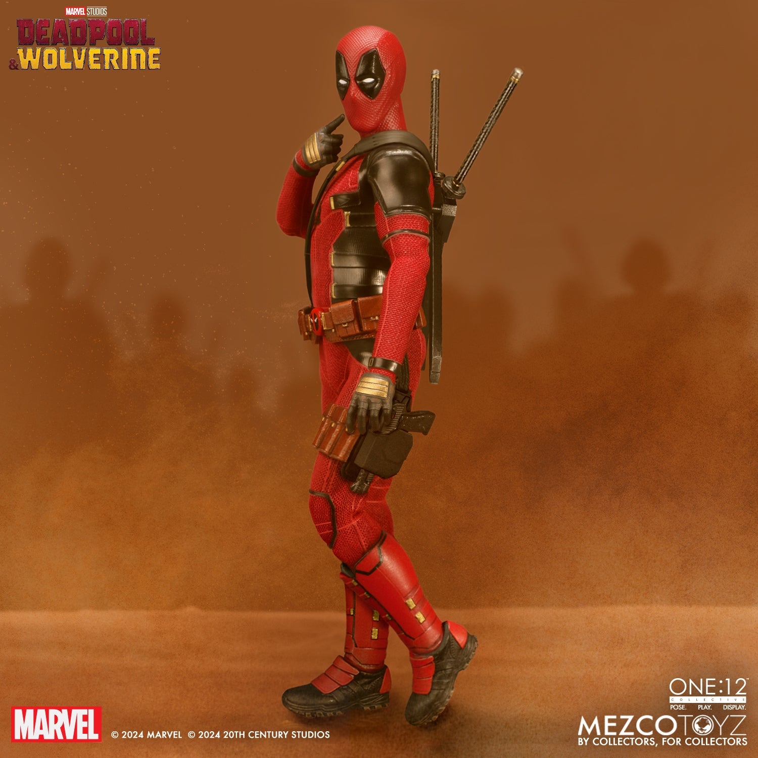 Mezco One:12 Collective Deadpool DLX Action Figure - Deadpool & Wolverine