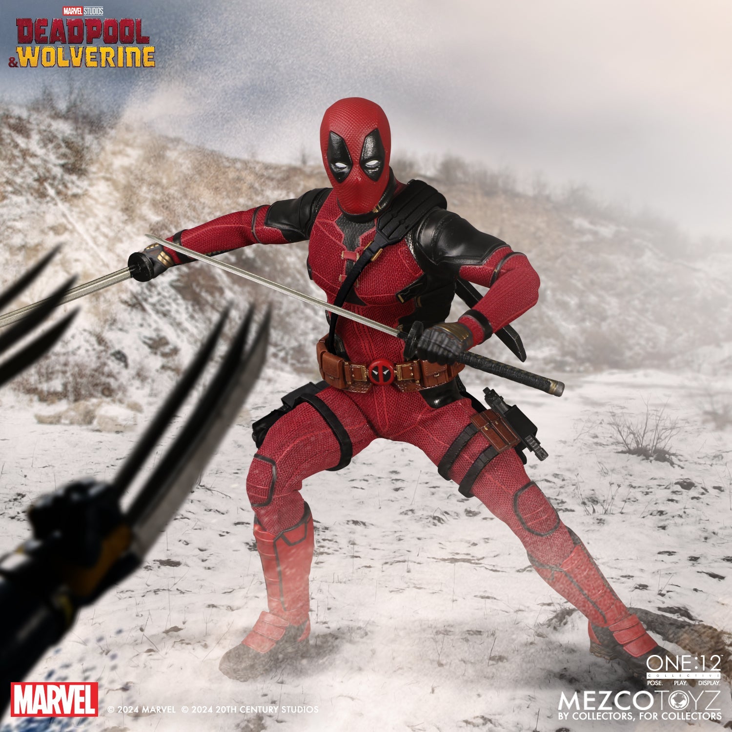 Mezco One:12 Collective Deadpool DLX Action Figure - Deadpool & Wolverine