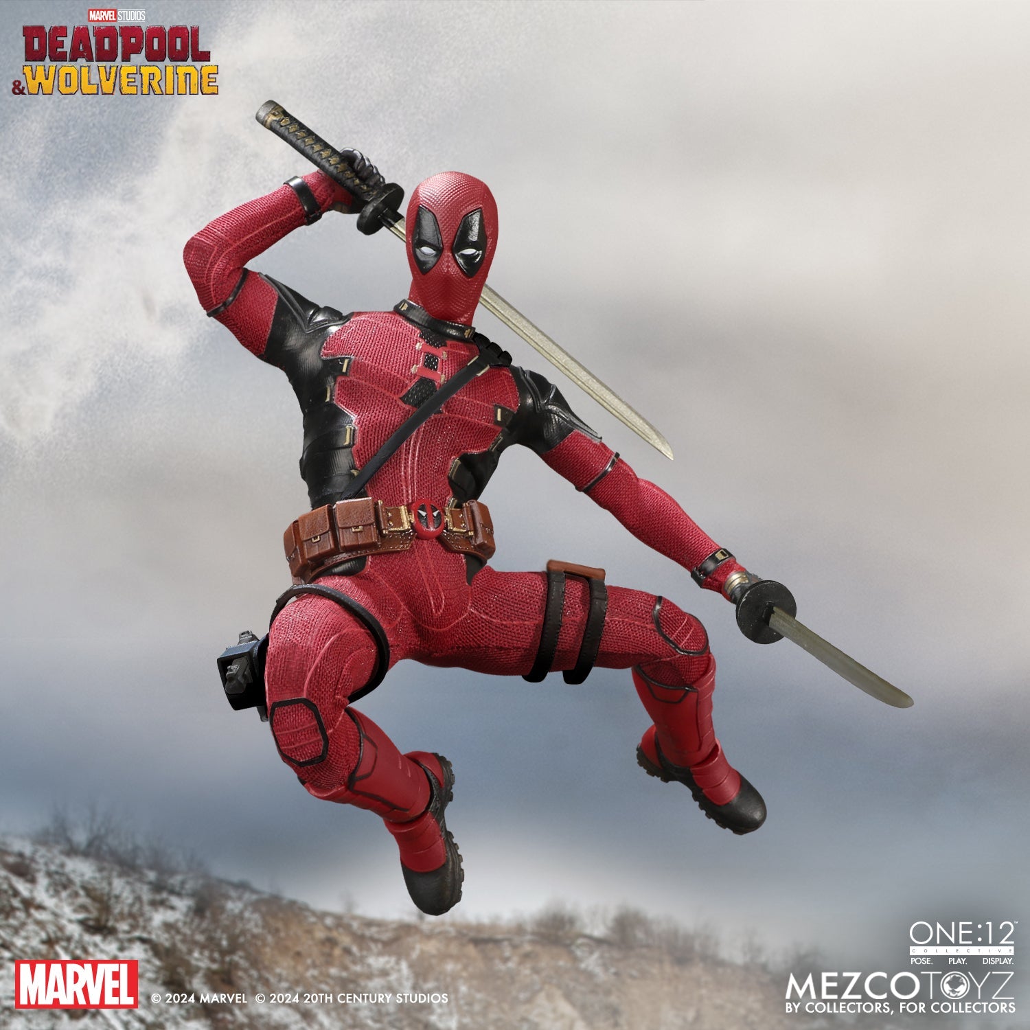 Mezco One:12 Collective Deadpool DLX Action Figure - Deadpool & Wolverine