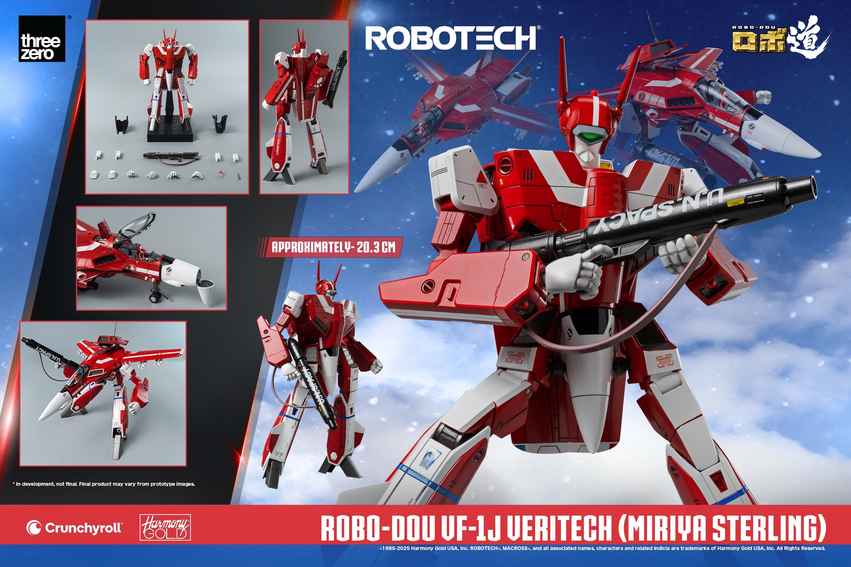 [PREORDER] ROBO-DOU VF-1J Veritech - Miriya Sterling