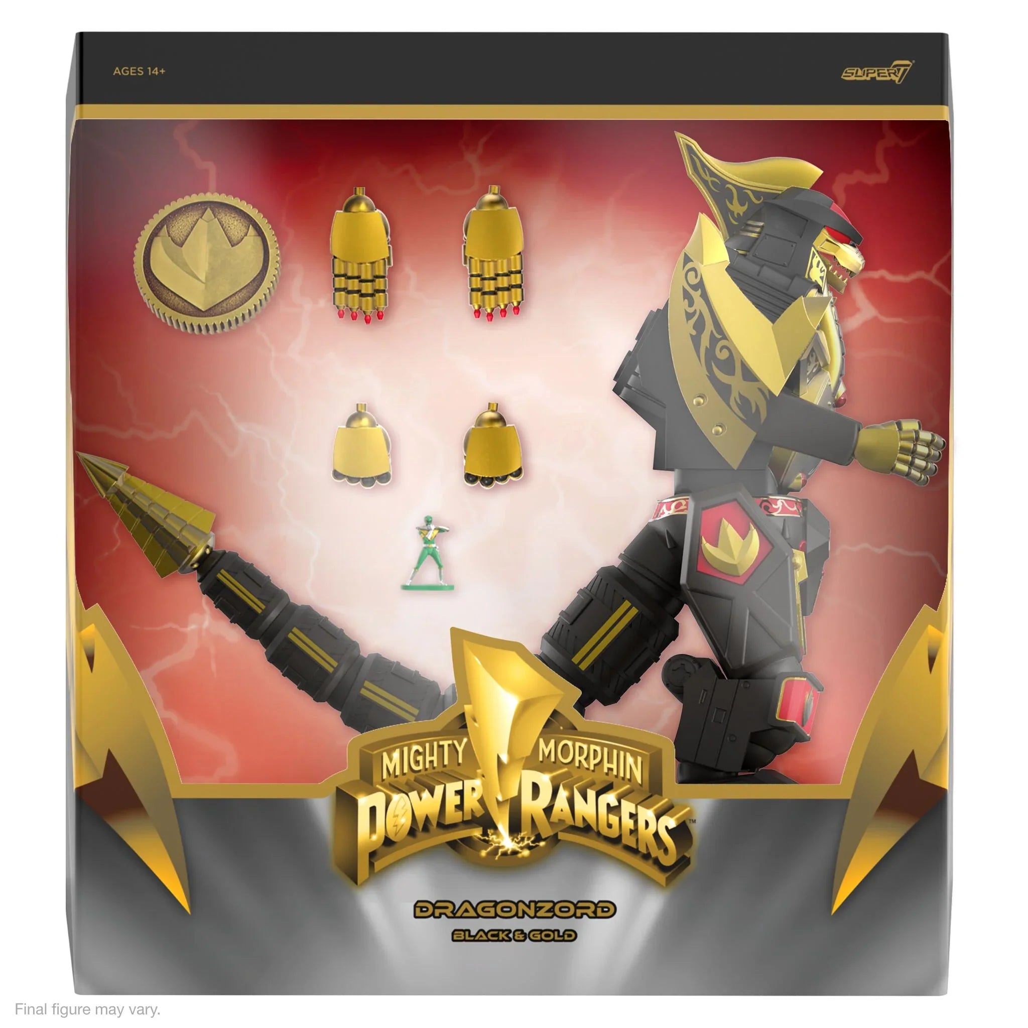 Ultimates! Dragonzord SDCC 2023 Black & Gold Version