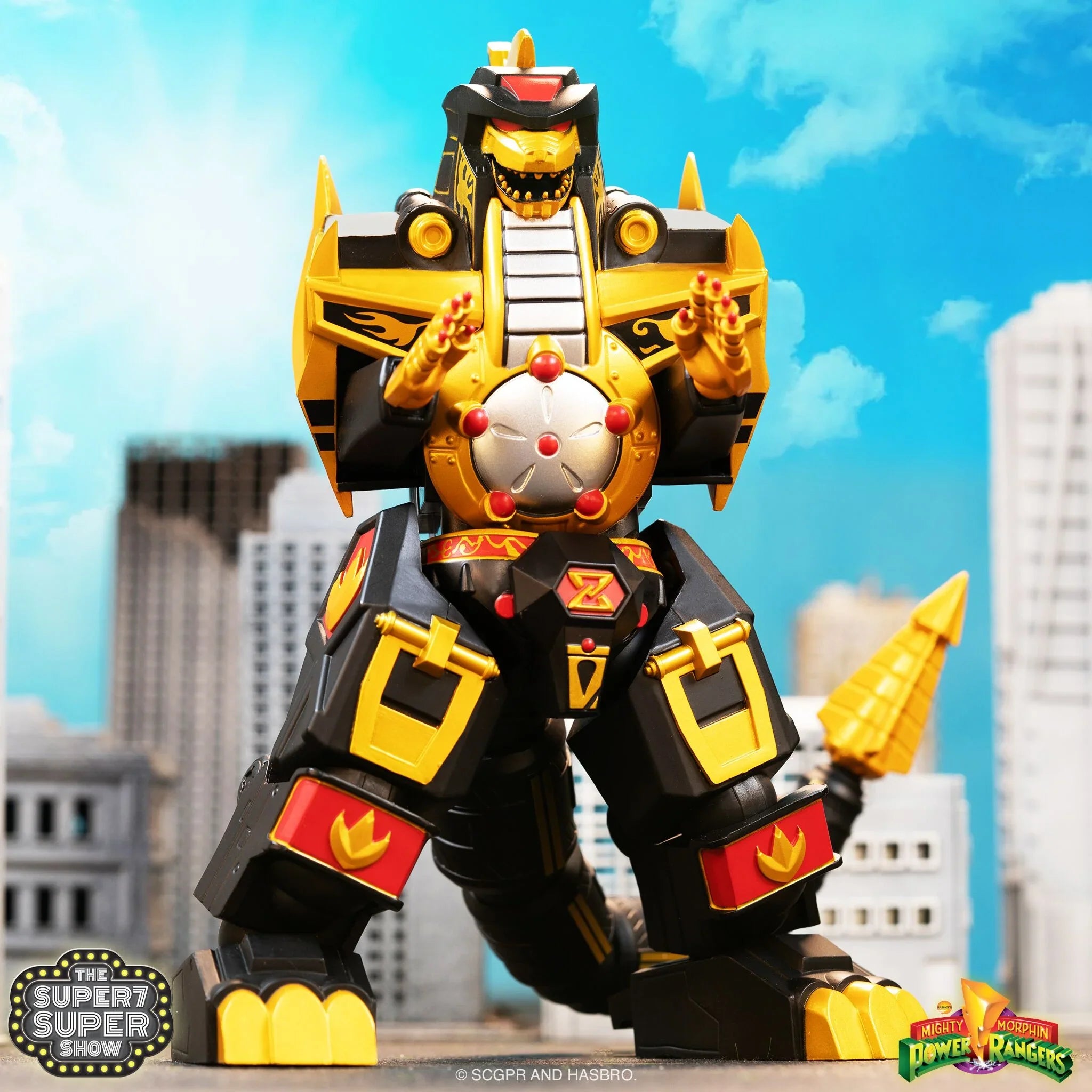 Ultimates! Dragonzord SDCC 2023 Black & Gold Version