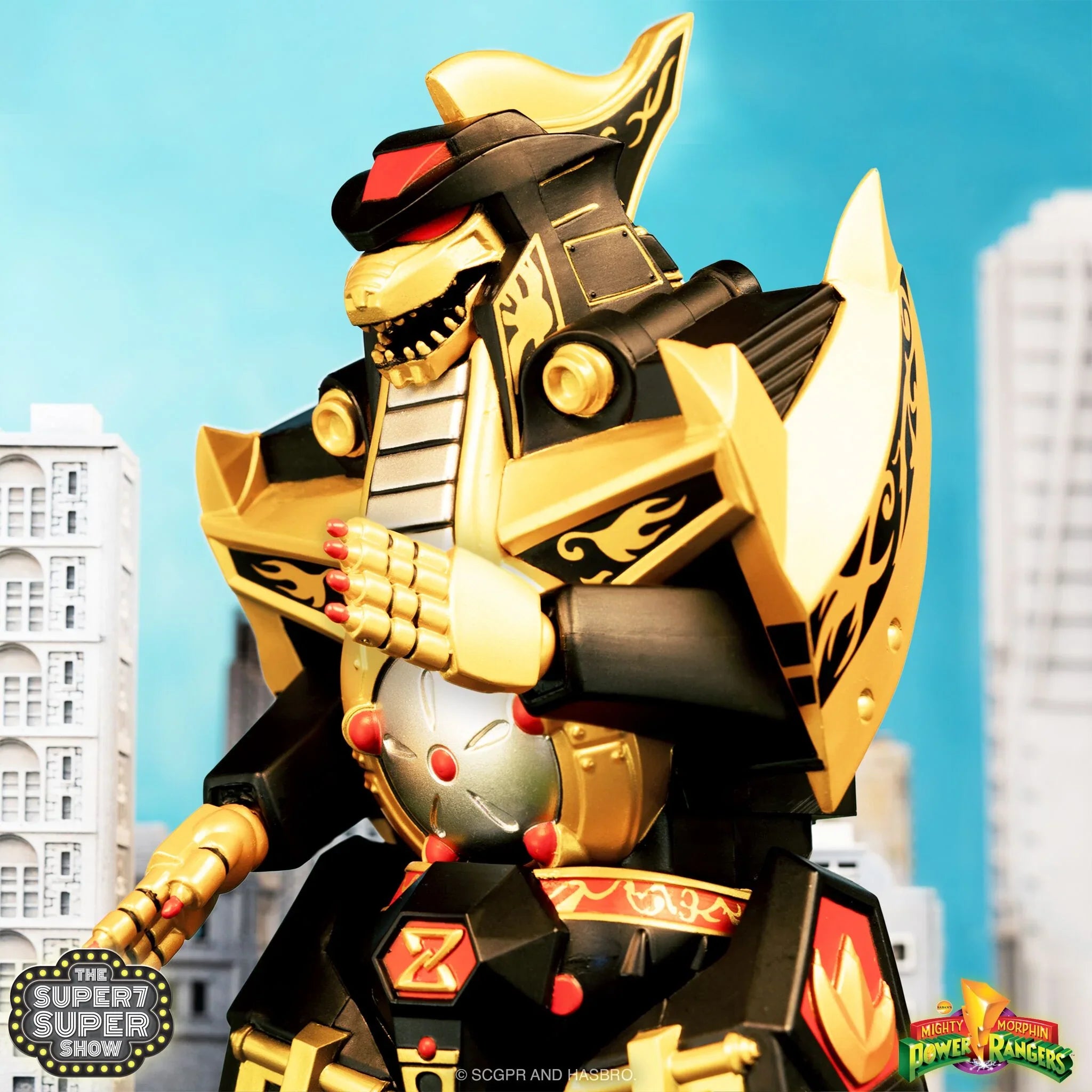 Ultimates! Dragonzord SDCC 2023 Black & Gold Version