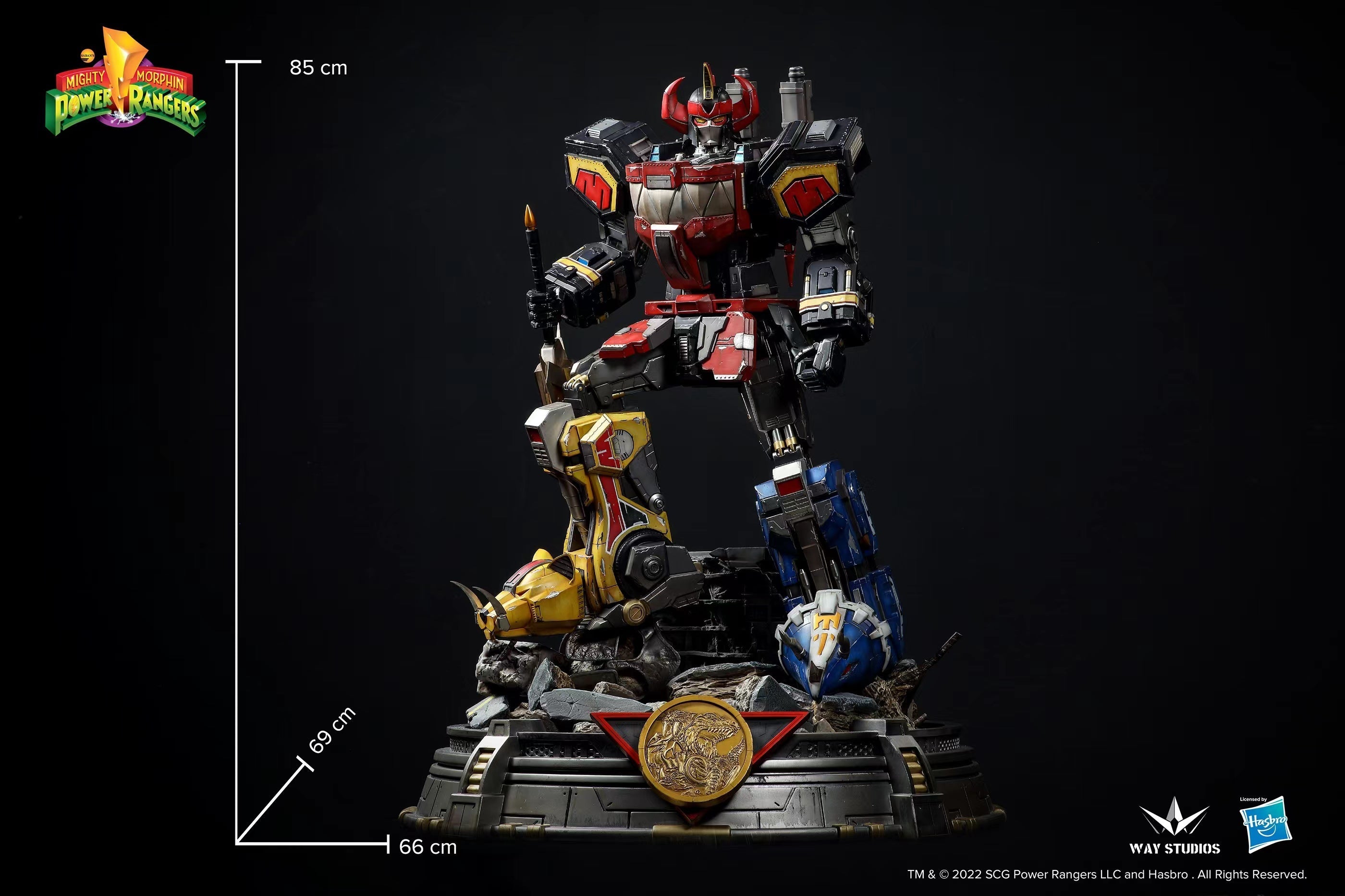 WayStudios Power Rangers Dino Megazord Statue