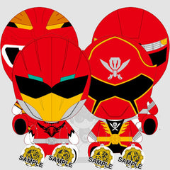 Sentai Red Plush Series