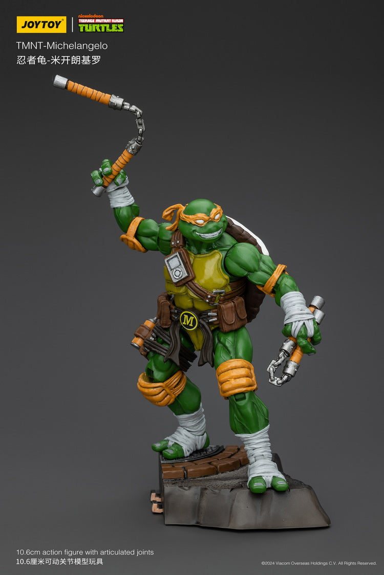 [PREORDER] JoyToy TMNT Michelangelo 1/18 Scale Figure