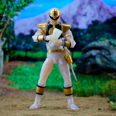 Lightning Collection Mighty Morphin Metallic White Ranger