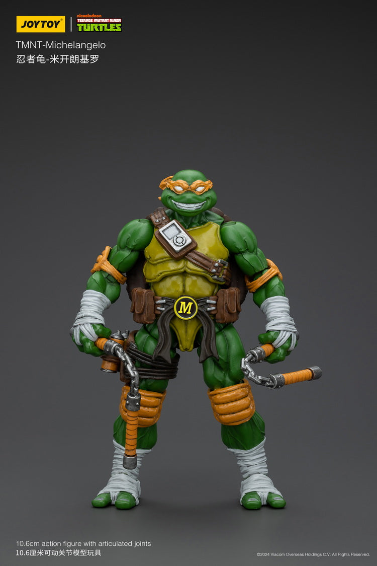 [PREORDER] JoyToy TMNT Michelangelo 1/18 Scale Figure