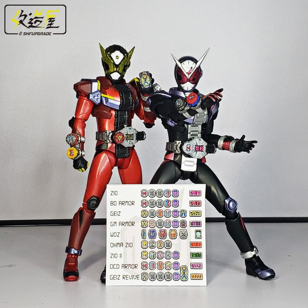 SHF Upgrade Zi-O RideWatch Sticker Set