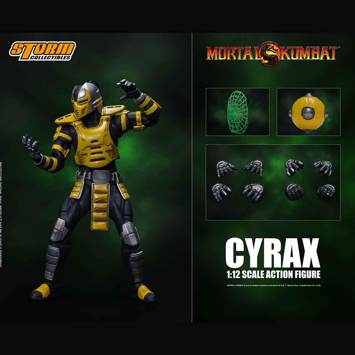 Cyrax - Storm Collectibles Mortal Kombat Figure