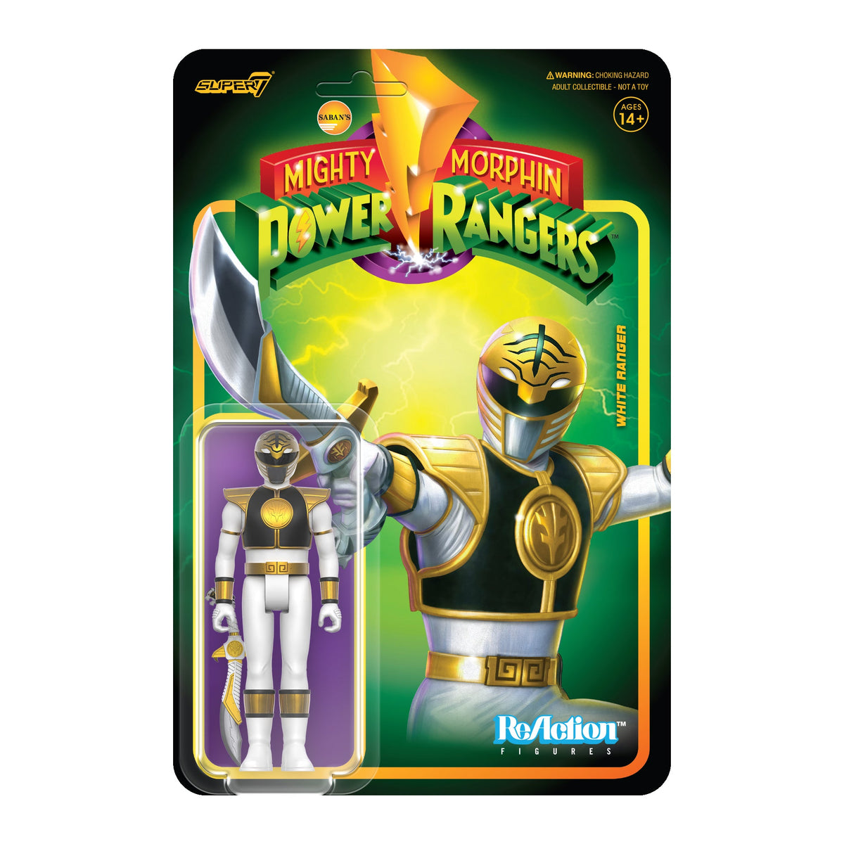 Power Rangers ReAction Figure Wave 4 - White Ranger