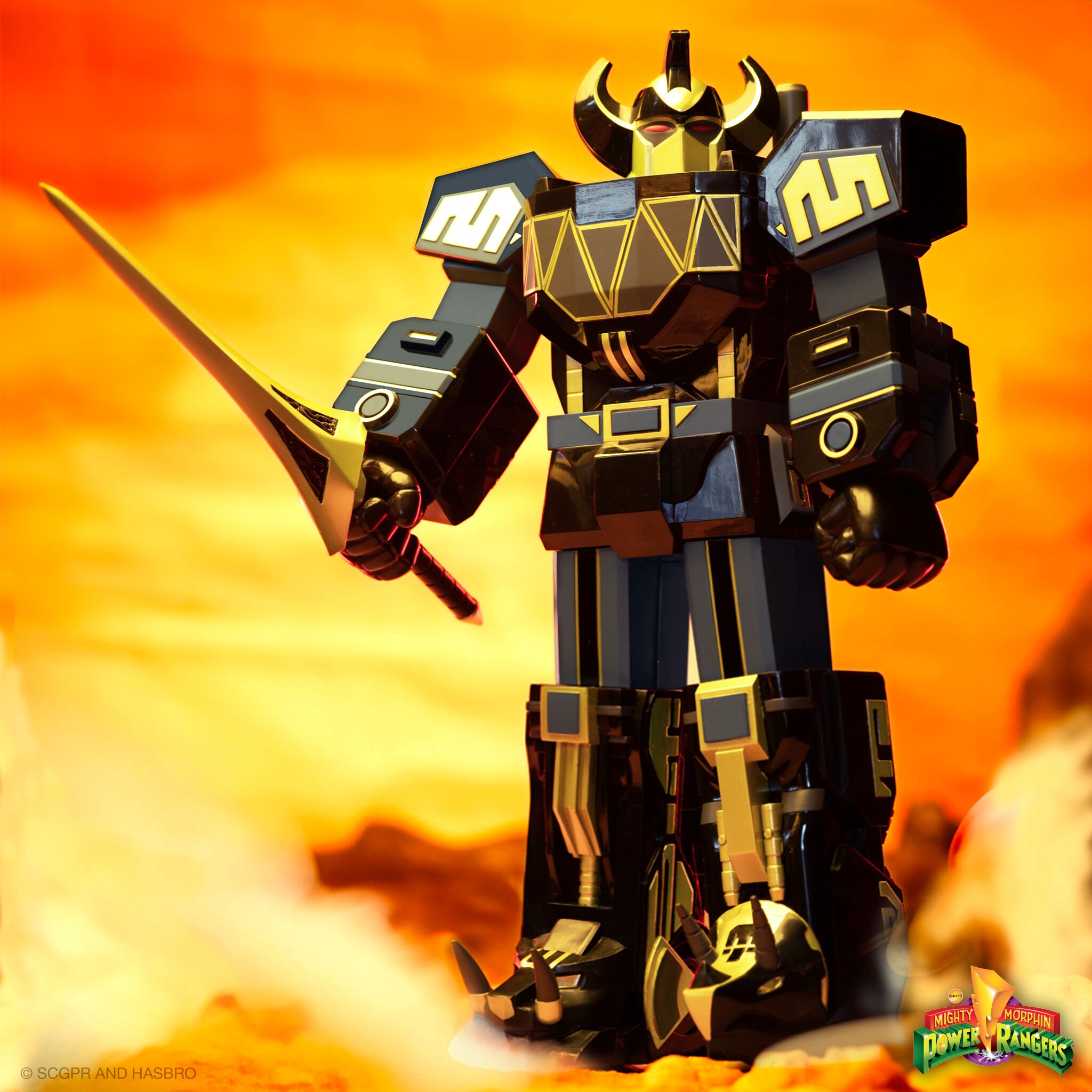 Super Cyborg Megazord - Black & Gold