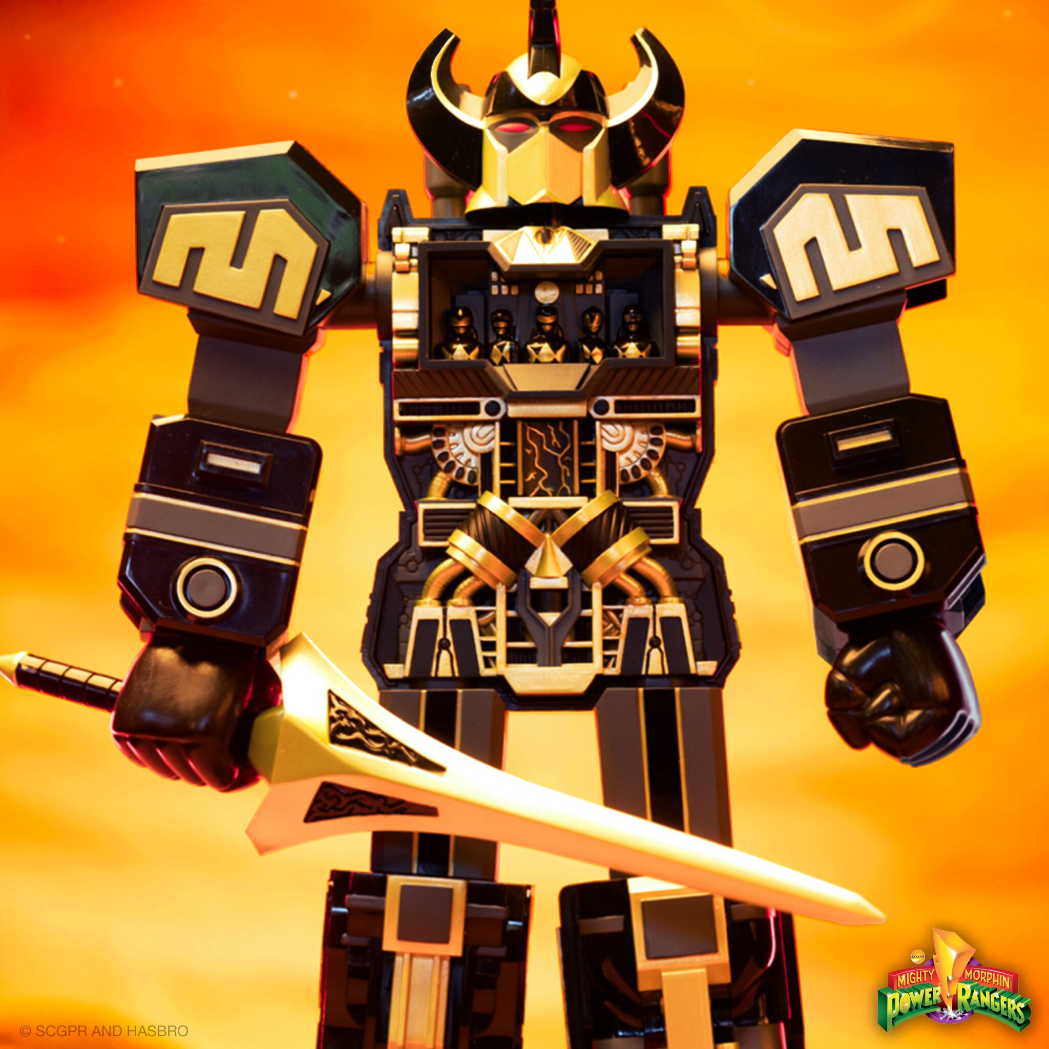 Super Cyborg Megazord - Black & Gold