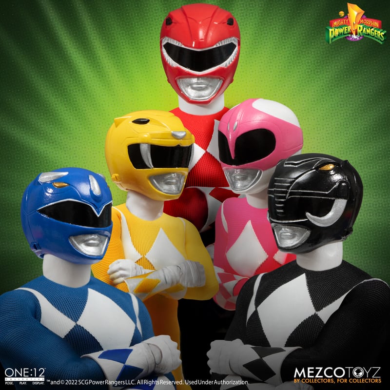 [PREORDER] Power Rangers Mezco One:12 Collective Deluxe Boxed Set