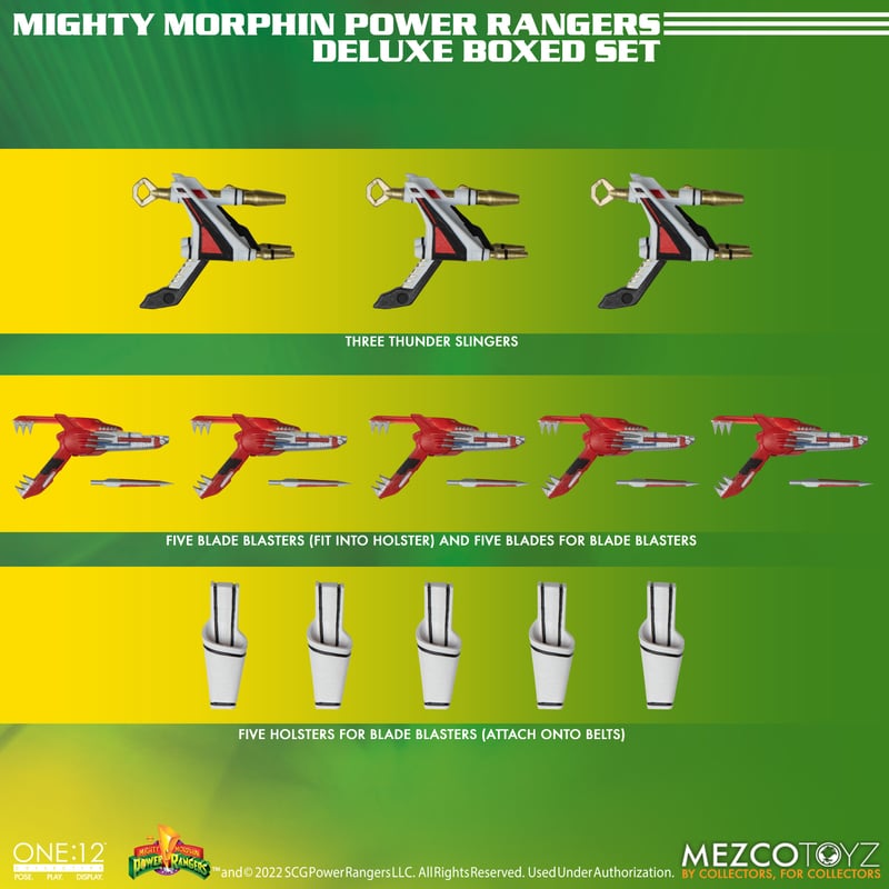 [PREORDER] Power Rangers Mezco One:12 Collective Deluxe Boxed Set